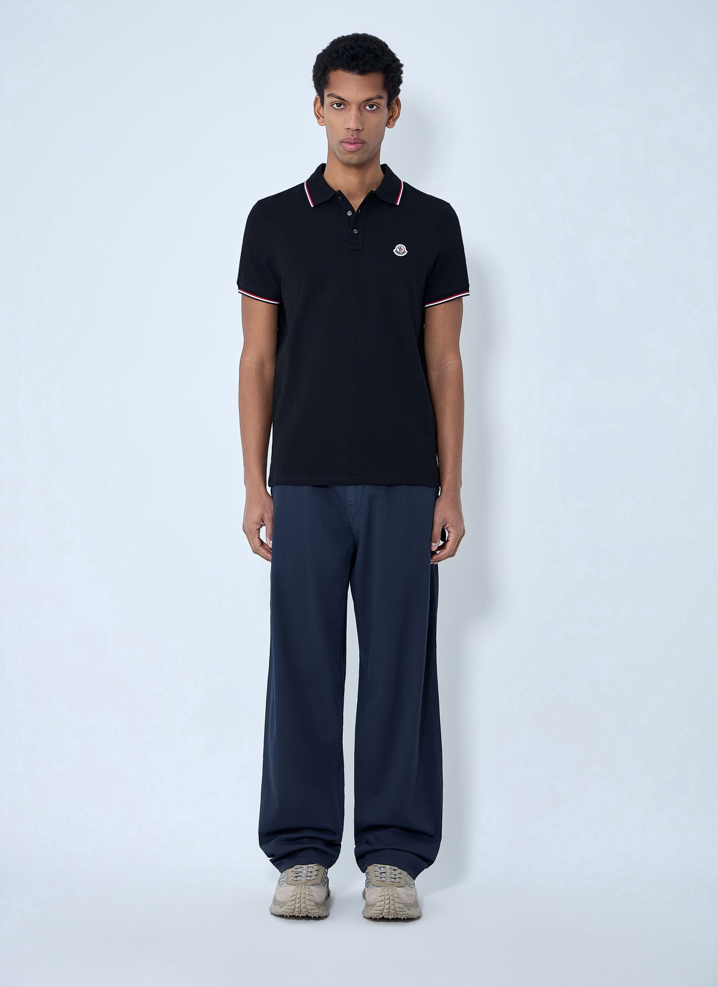 Moncler Men Logo Patch Polo Shirt MONCLER