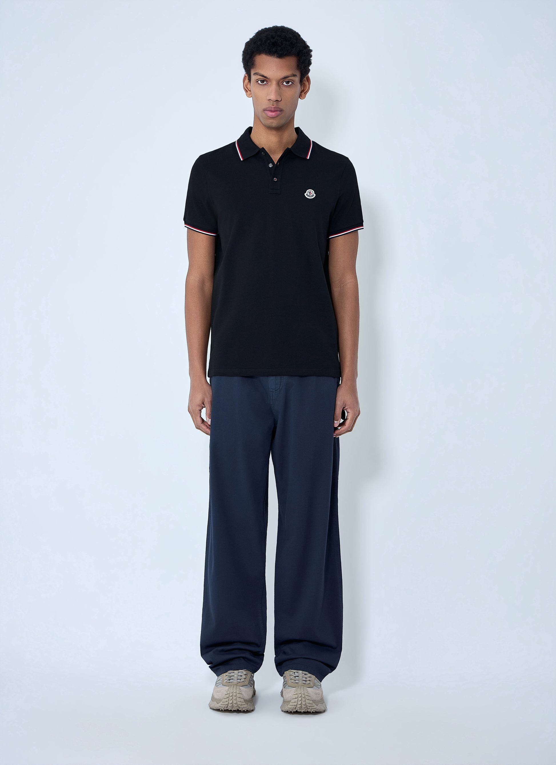 Moncler Men Logo Patch Polo Shirt MONCLER