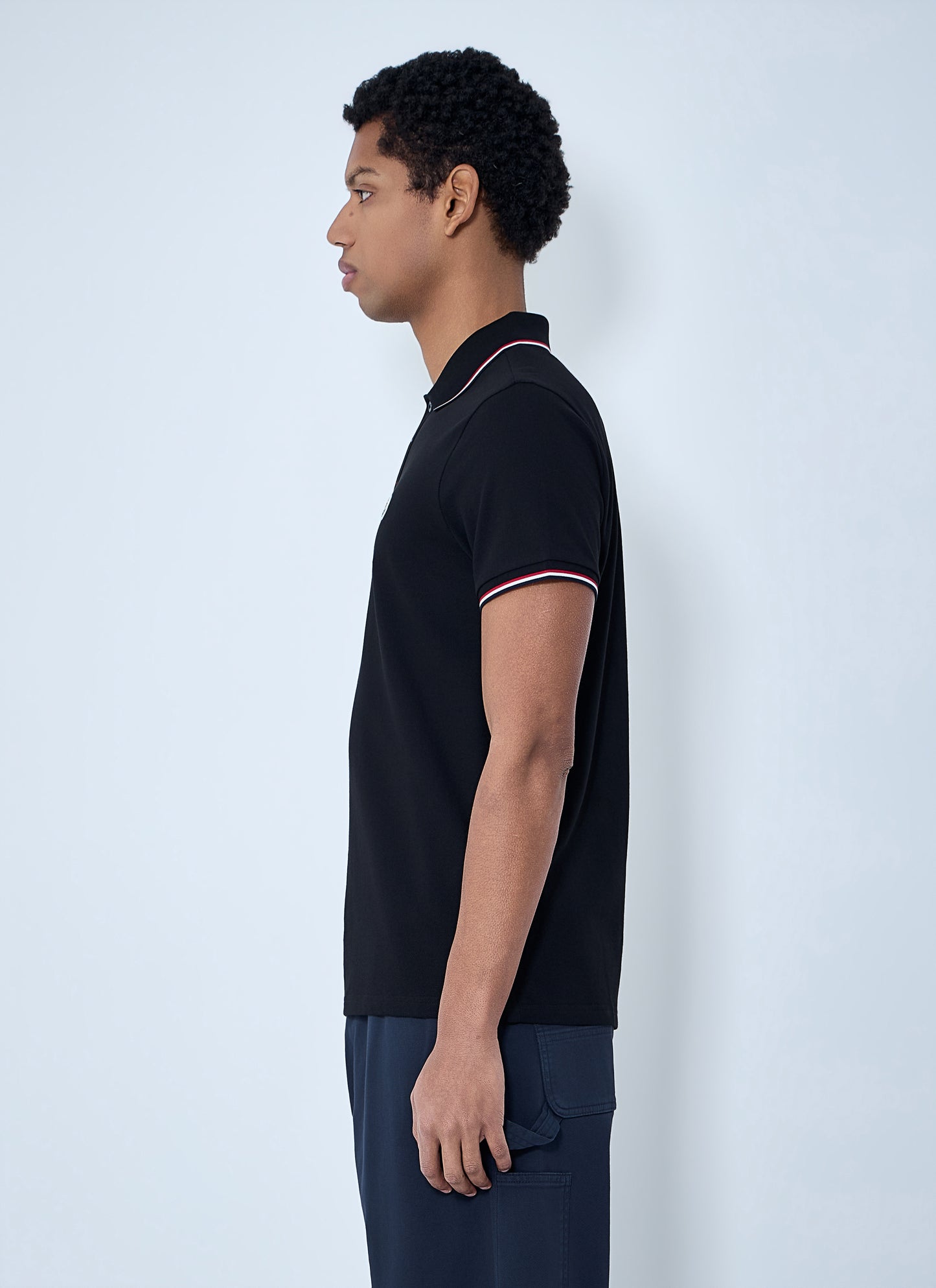 Moncler Men Logo Patch Polo Shirt MONCLER