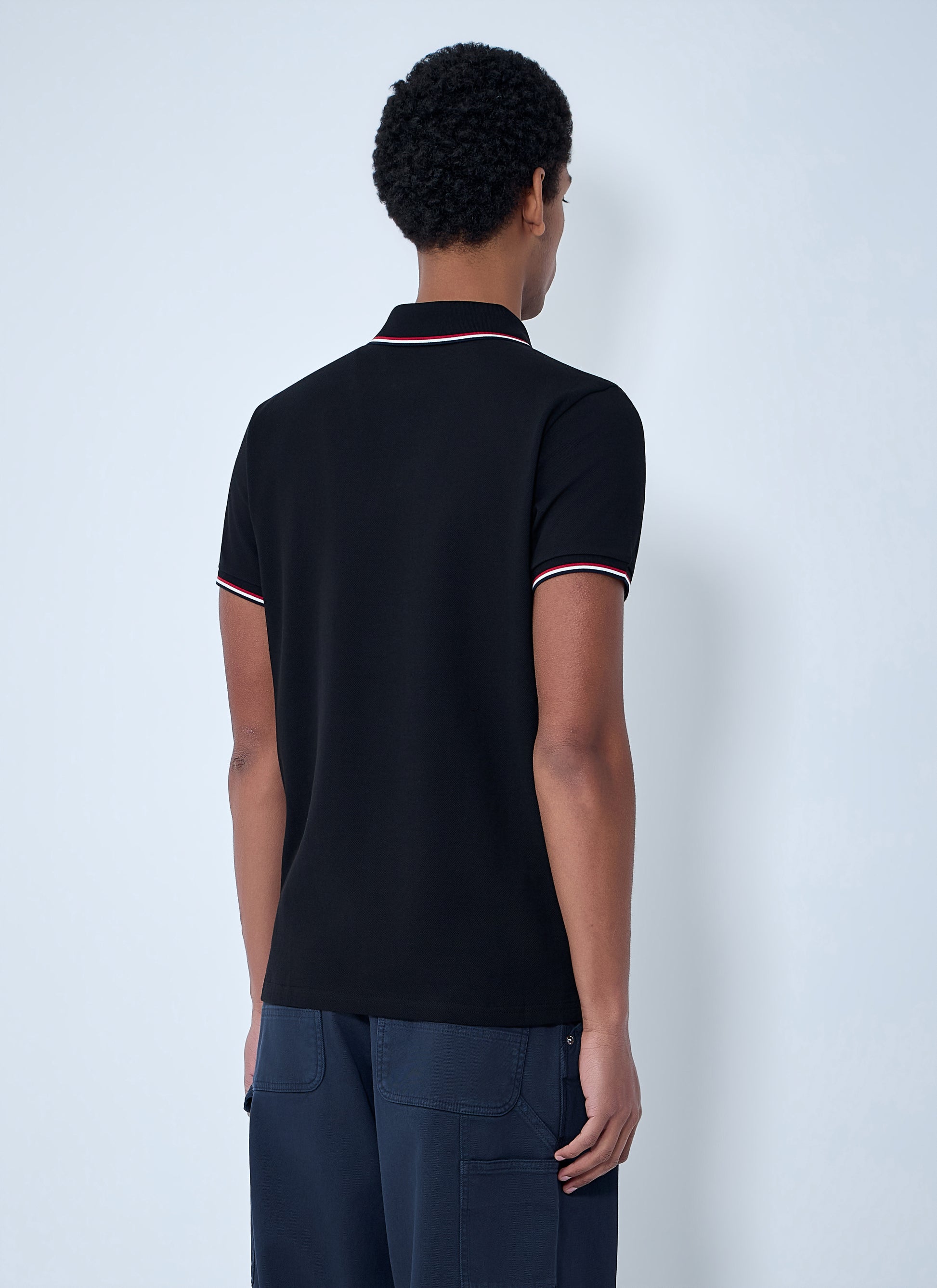 Moncler Men Logo Patch Polo Shirt MONCLER