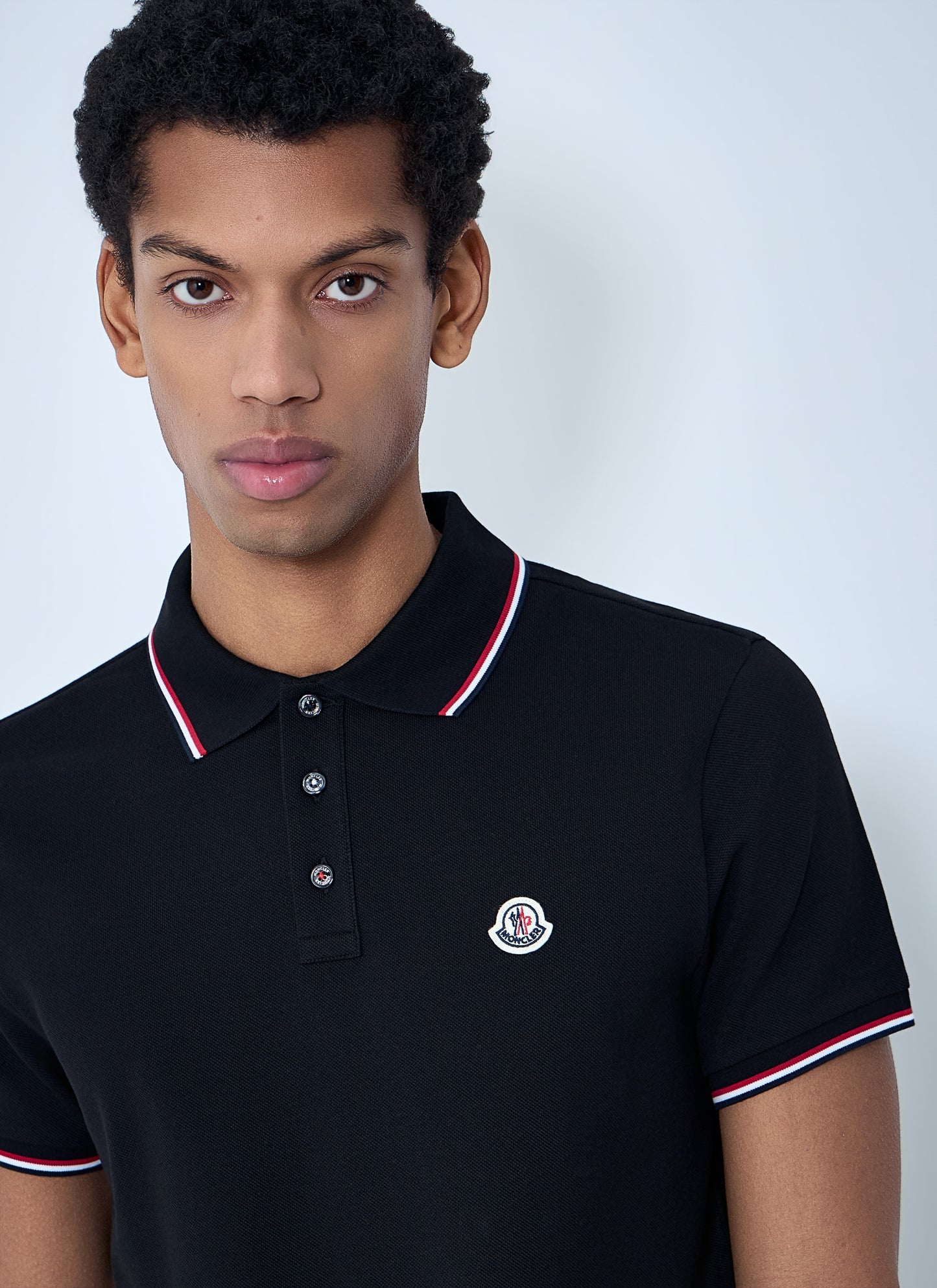 Moncler Men Logo Patch Polo Shirt MONCLER