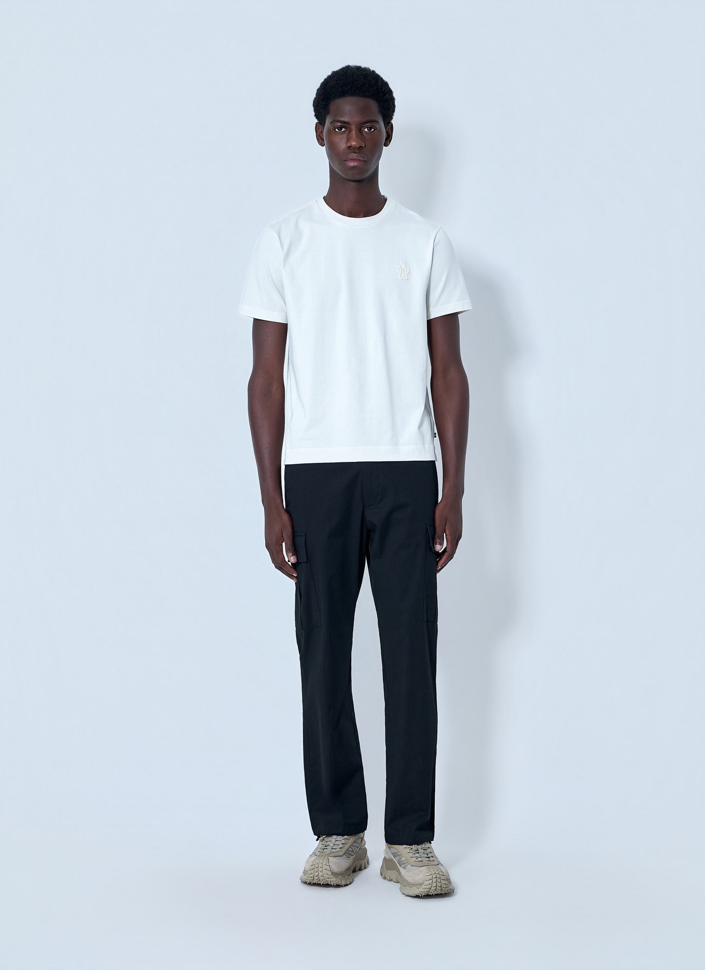 Moncler Men Set Of Three Logo Motif T-Shirts MONCLER