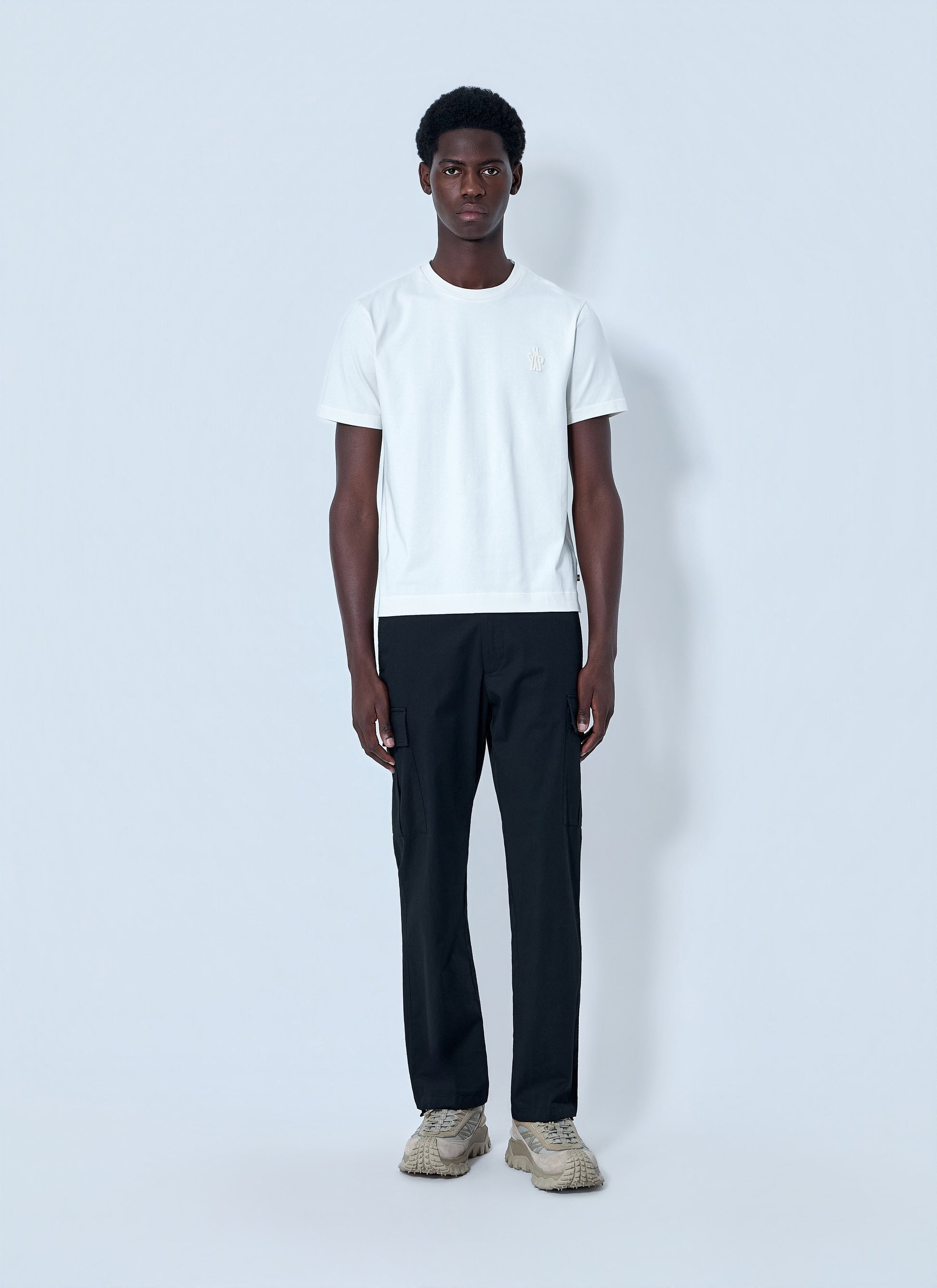Moncler Men Set Of Three Logo Motif T-Shirts MONCLER