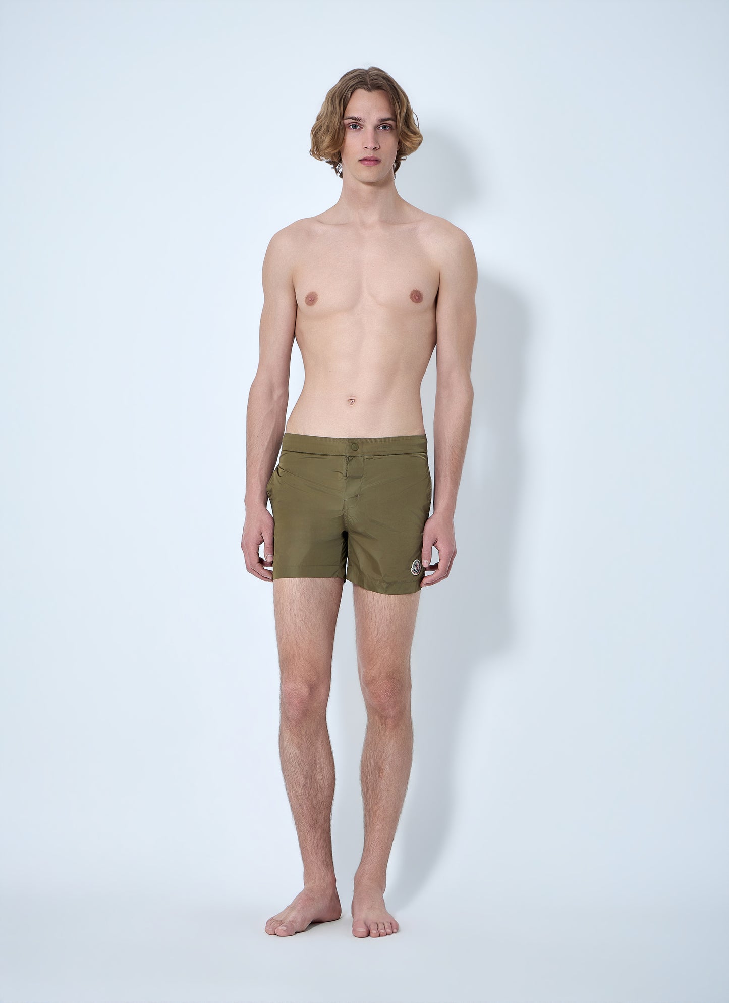 Moncler Men Elastic Waist Swim Shorts MONCLER