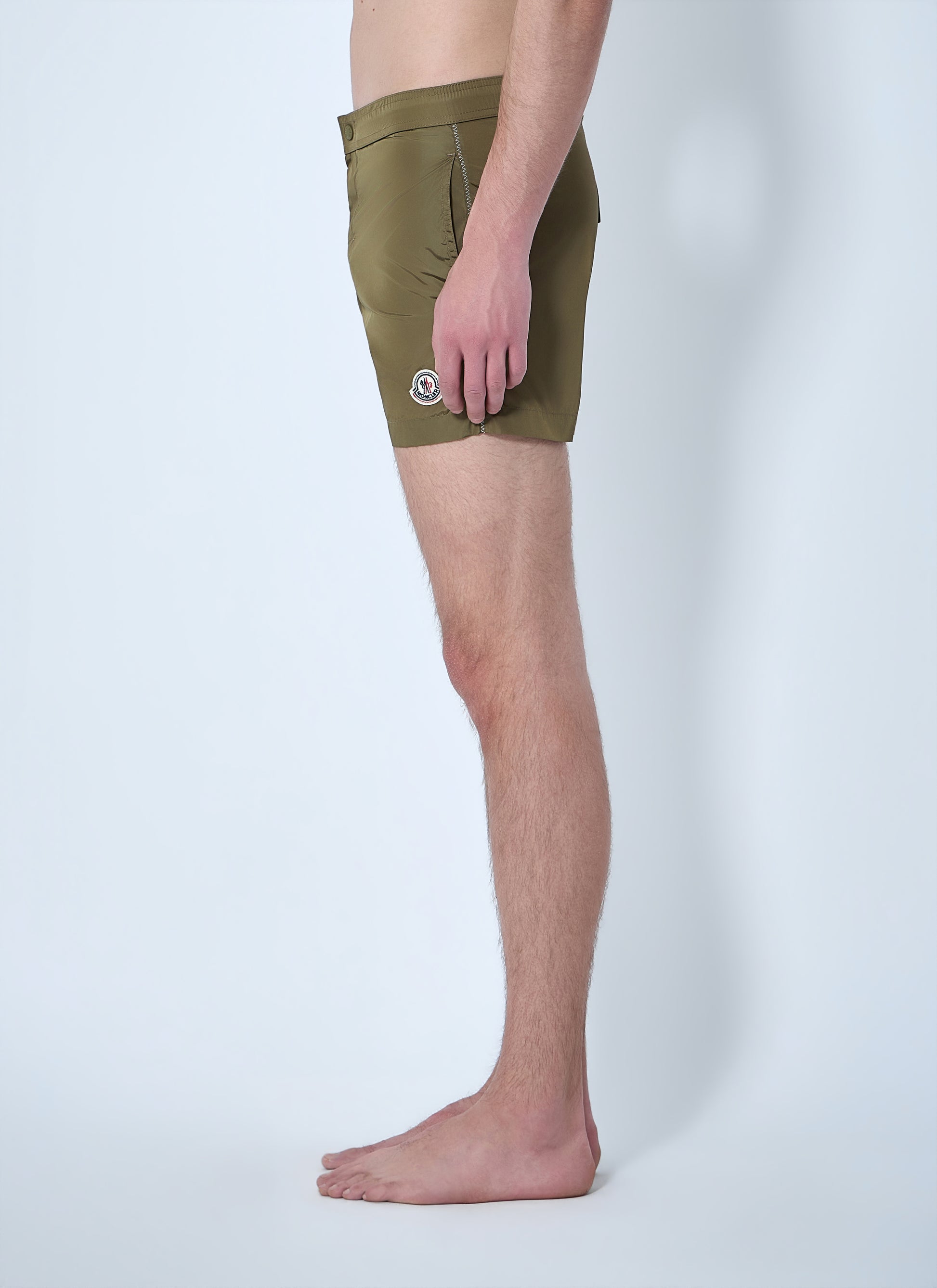 Moncler Men Elastic Waist Swim Shorts MONCLER
