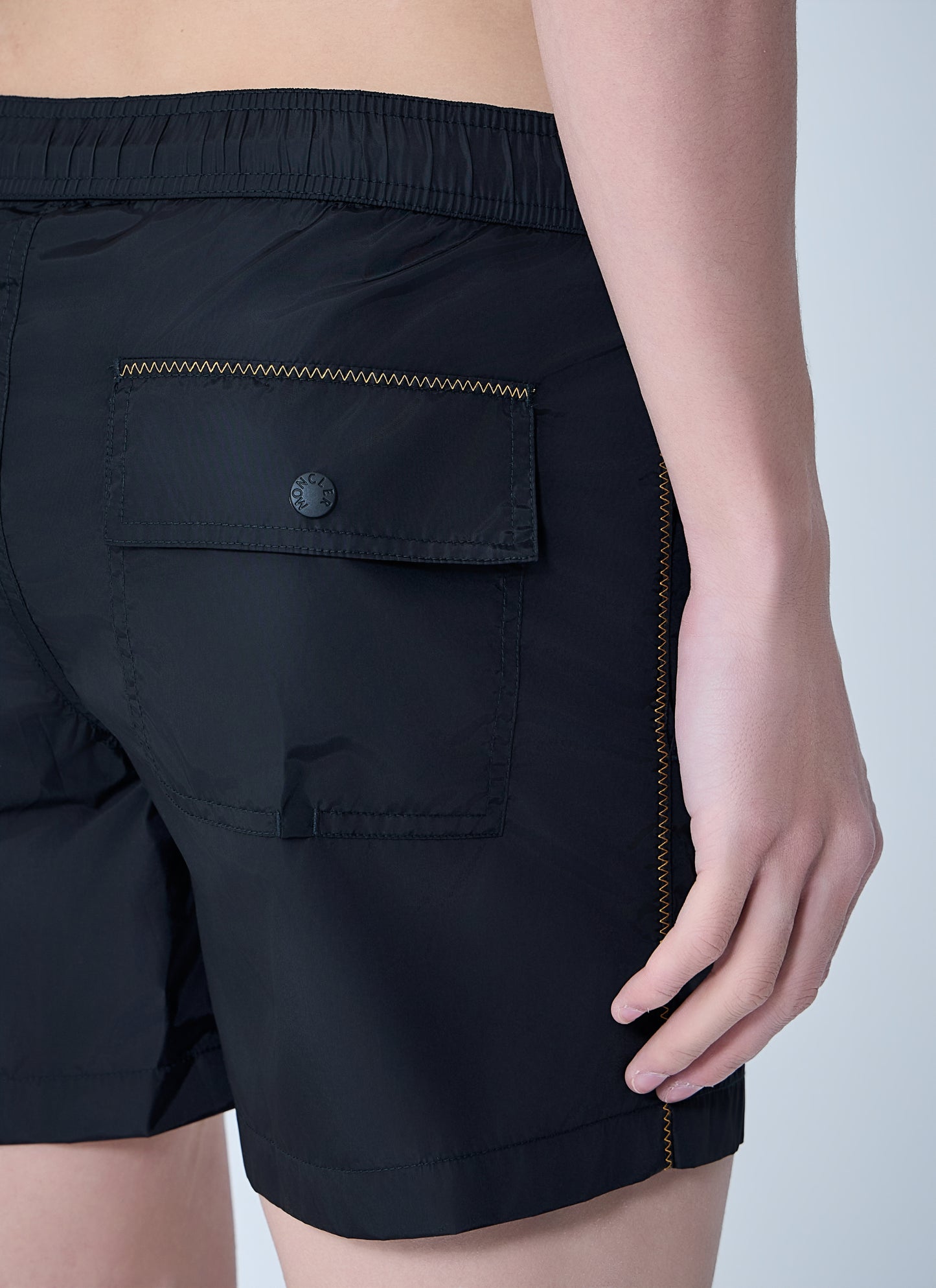 Moncler Men Elastic Waist Swim Shorts MONCLER