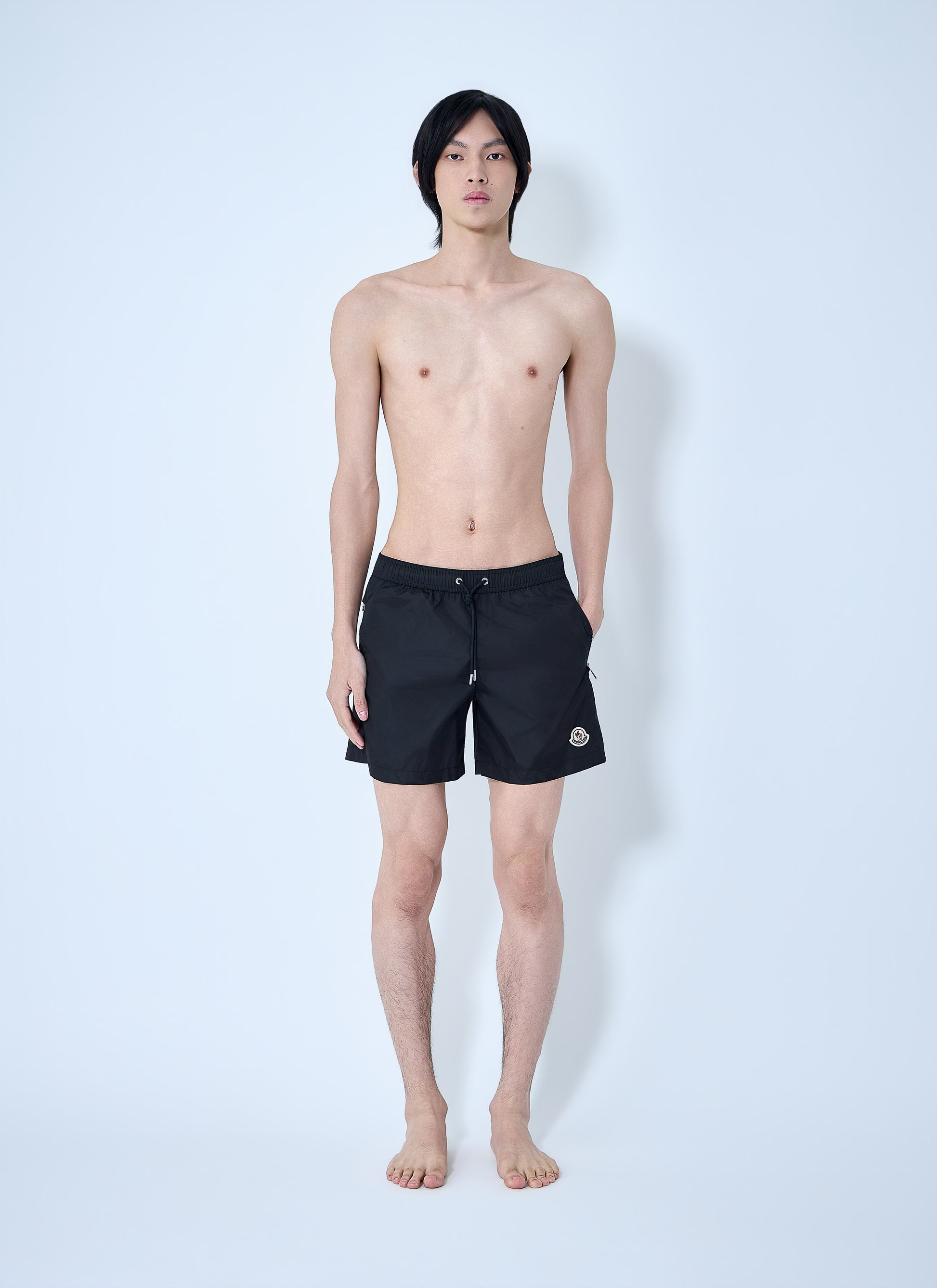 Moncler Men Elasticated Waist Swim Shorts MONCLER