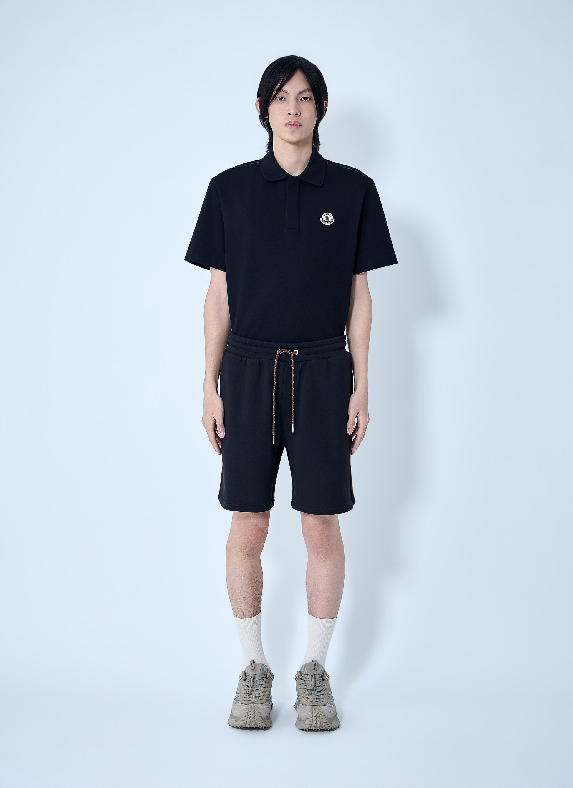 Moncler Men Embroidered Logo Polo Shirt MONCLER
