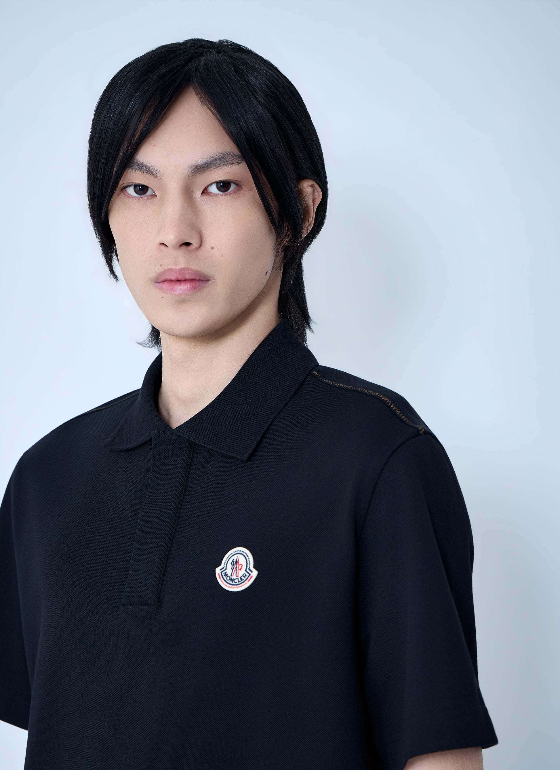 Moncler Men Embroidered Logo Polo Shirt MONCLER