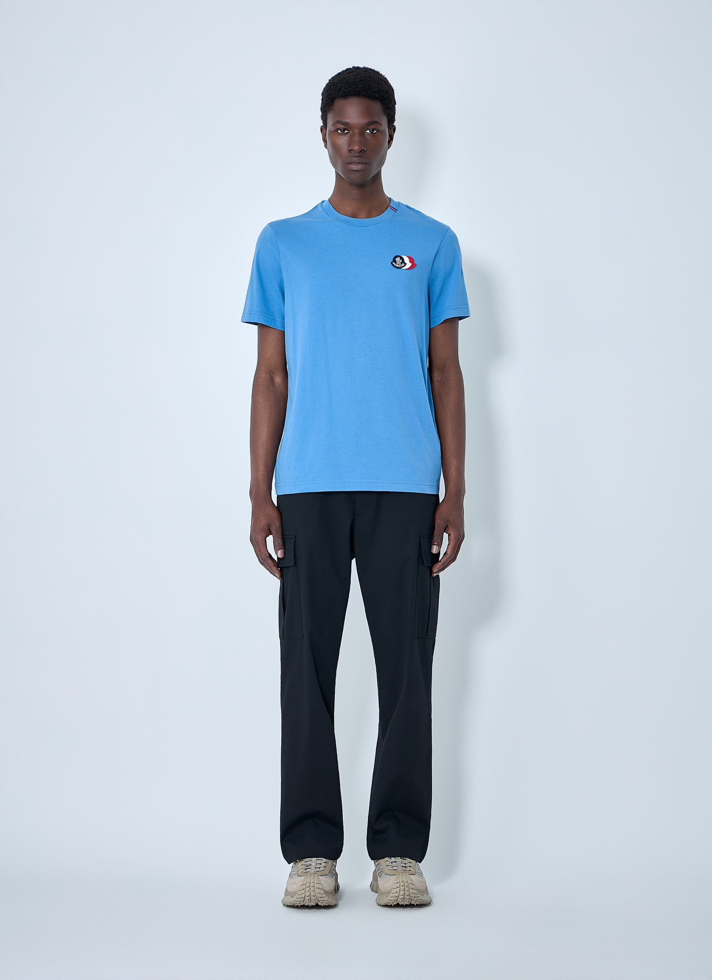 Moncler Men Cotton Logo T-Shirt MONCLER