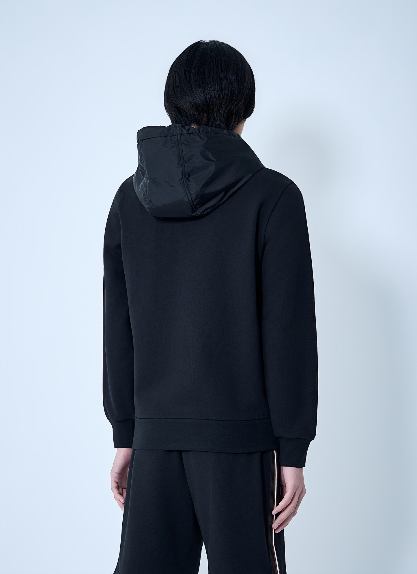 Moncler Men Zip-Up Hoodie With Logo Detail MONCLER