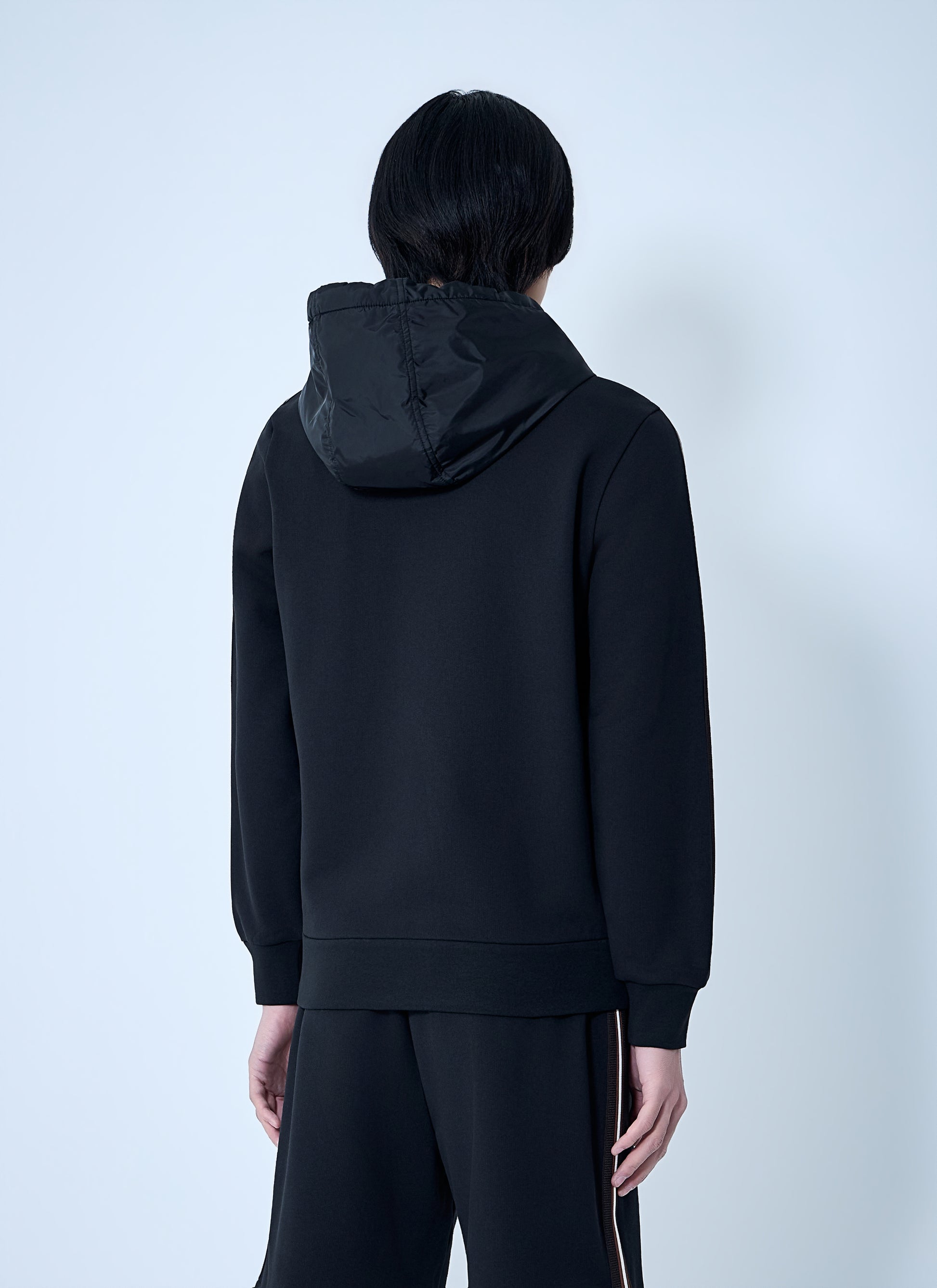 Moncler Men Zip-Up Hoodie With Logo Detail MONCLER