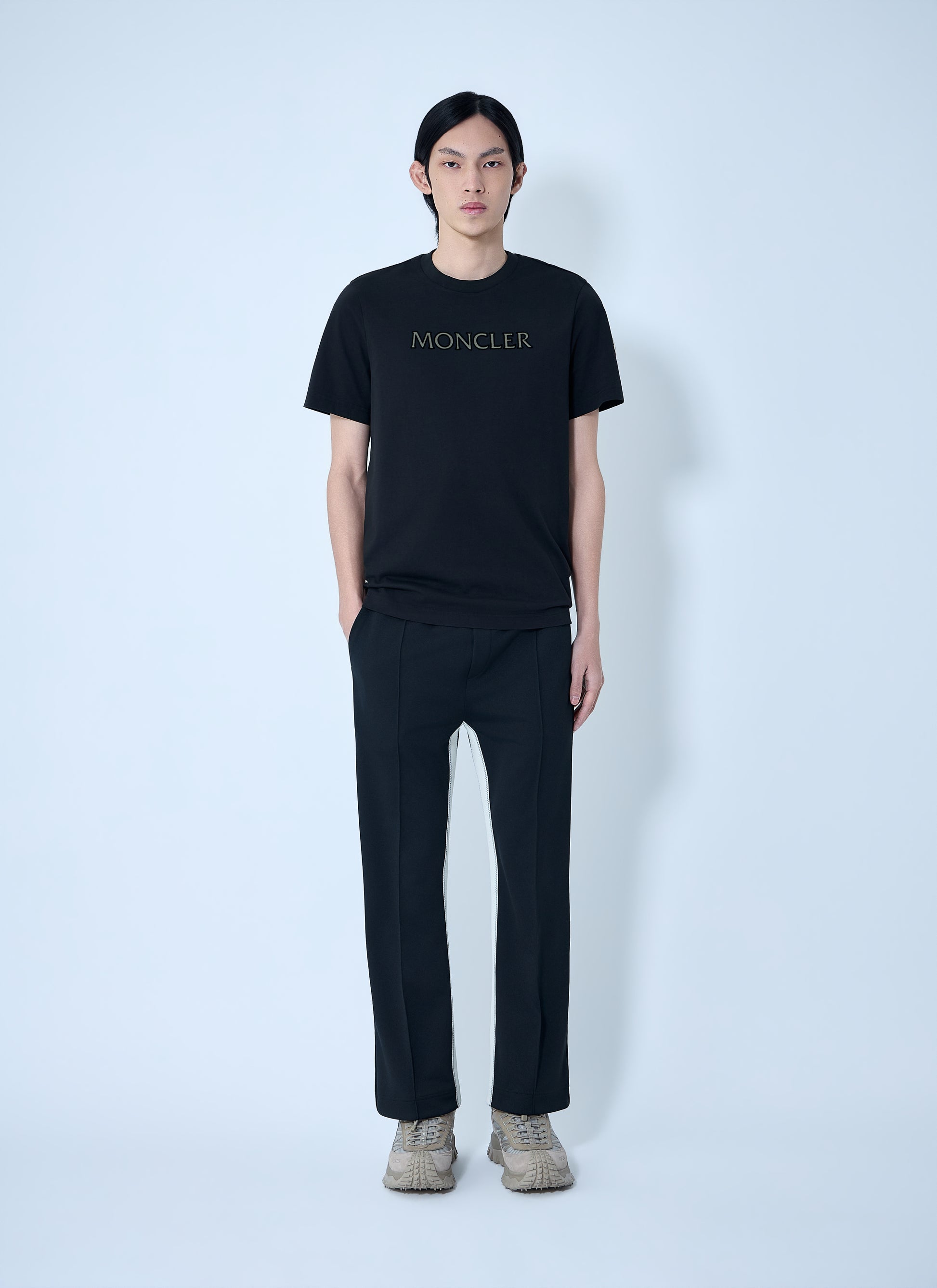 Moncler Men Elasticated Waist Straight Trousers MONCLER