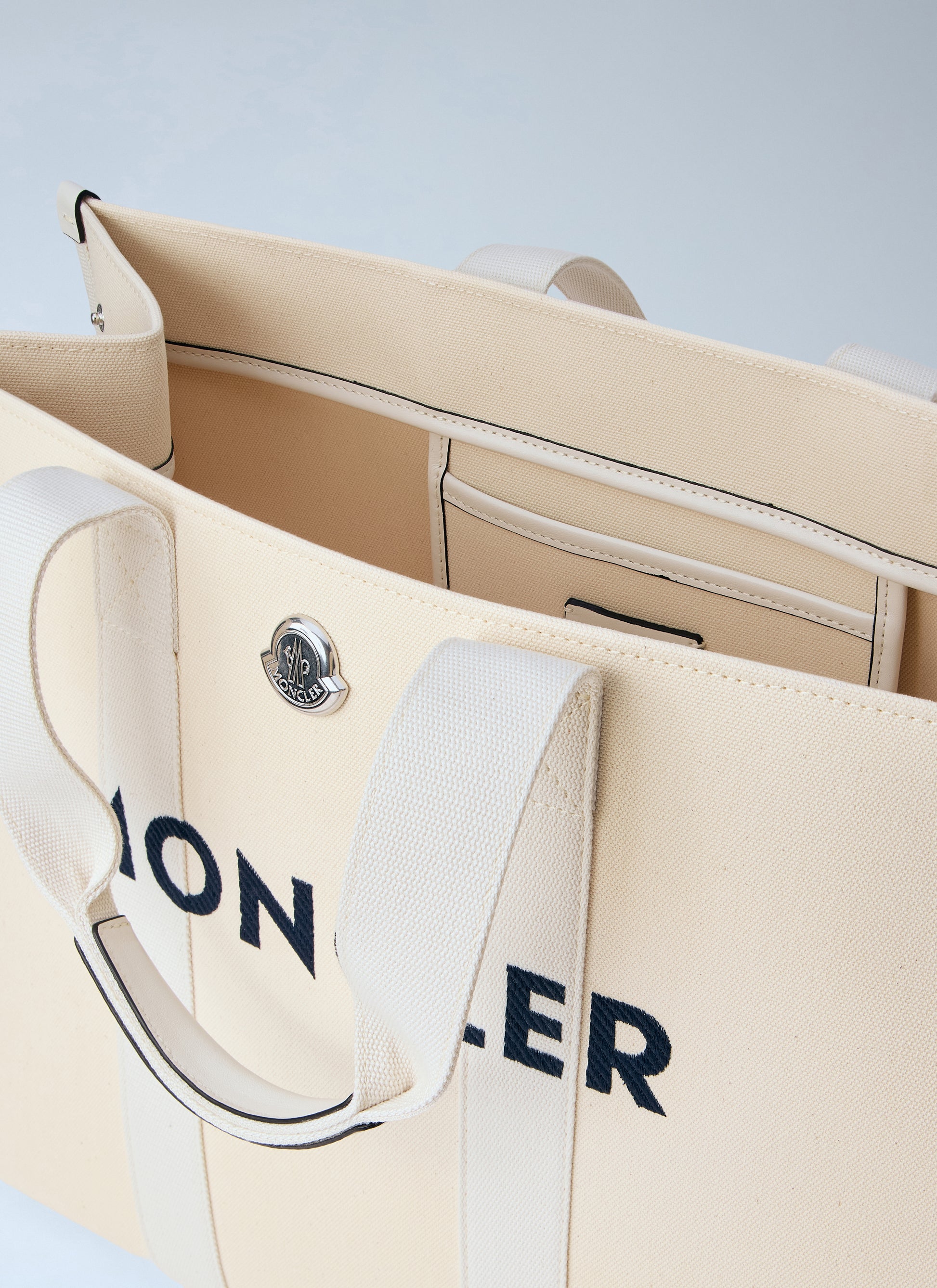Moncler Men Canvas Logo Tote Bag MONCLER
