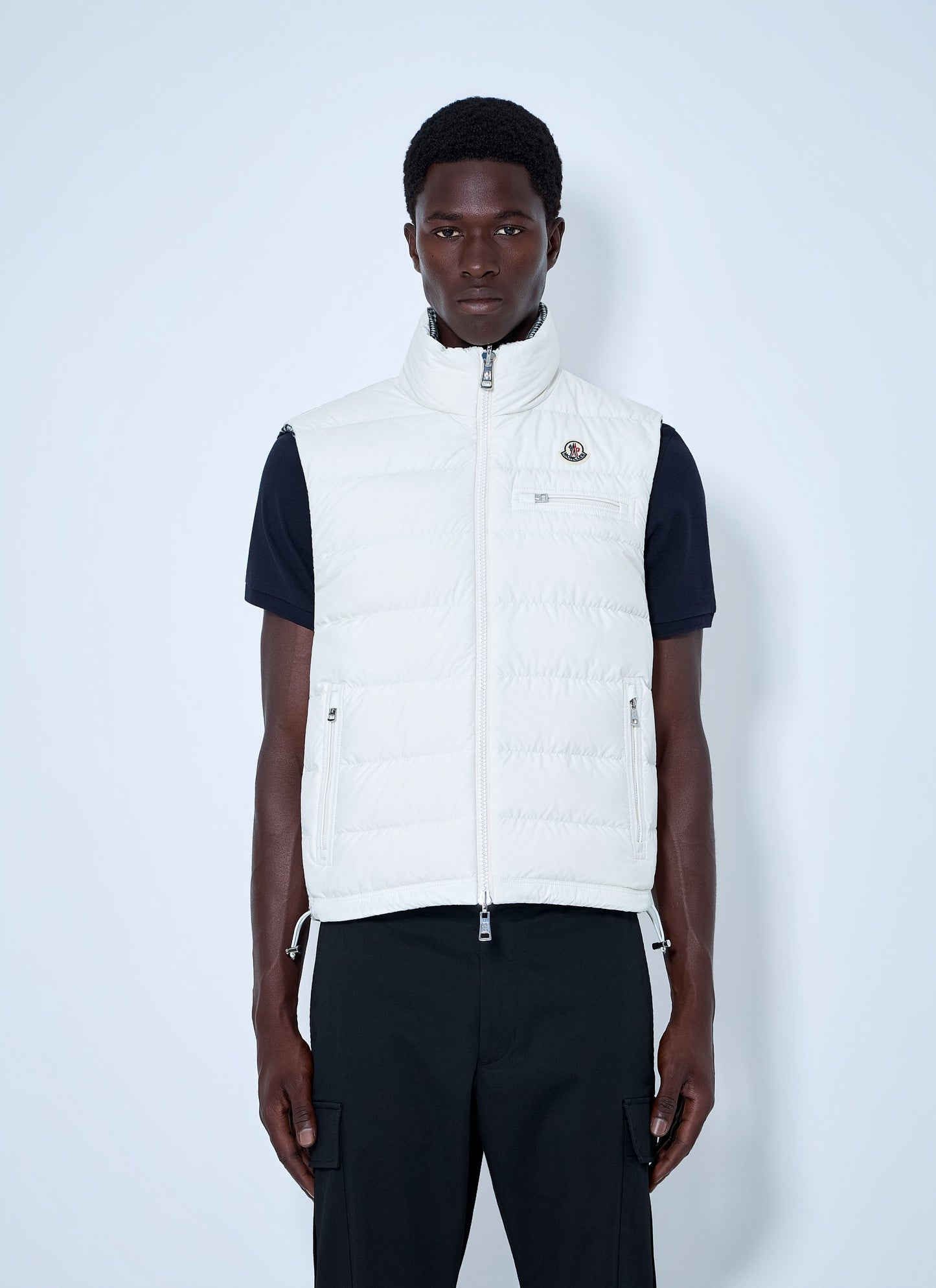 Moncler Men Gienah Reversible Wool Blend Down Gilet MONCLER