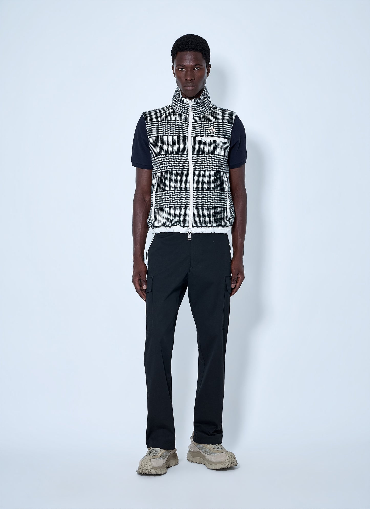 Moncler Men Gienah Reversible Wool Blend Down Gilet MONCLER
