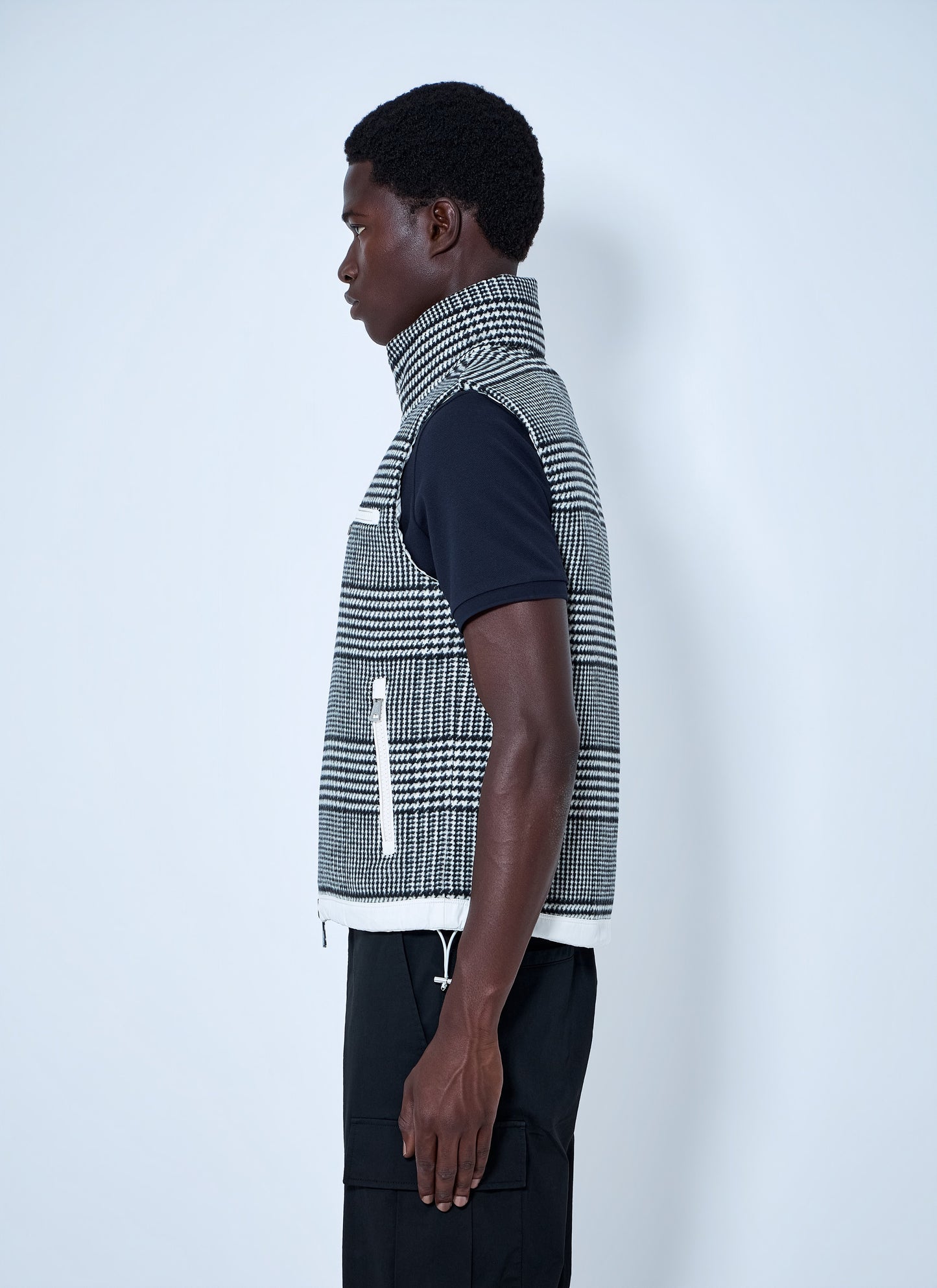 Moncler Men Gienah Reversible Wool Blend Down Gilet MONCLER
