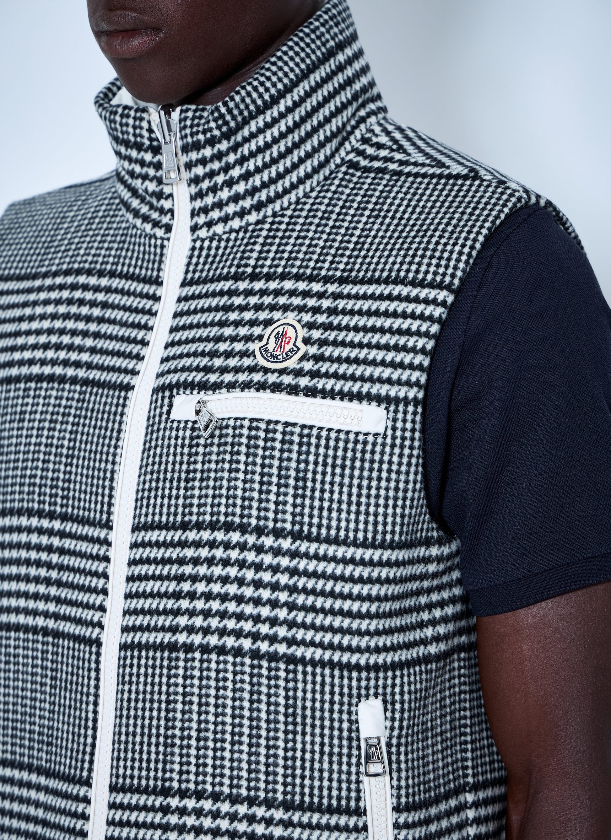 Moncler Men Gienah Reversible Wool Blend Down Gilet MONCLER