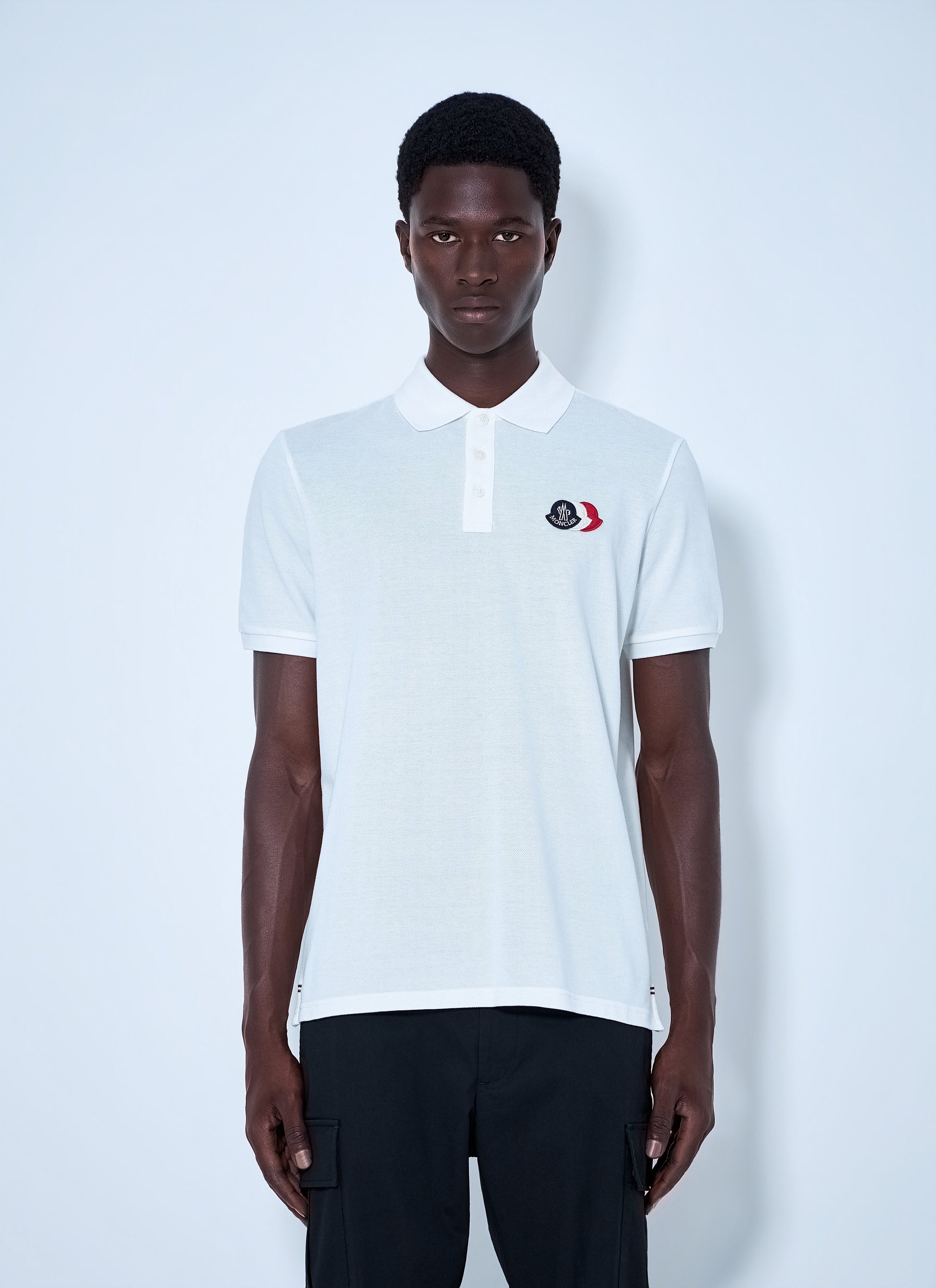 Moncler Men Piqué Polo Shirt With Logo Embroidery MONCLER