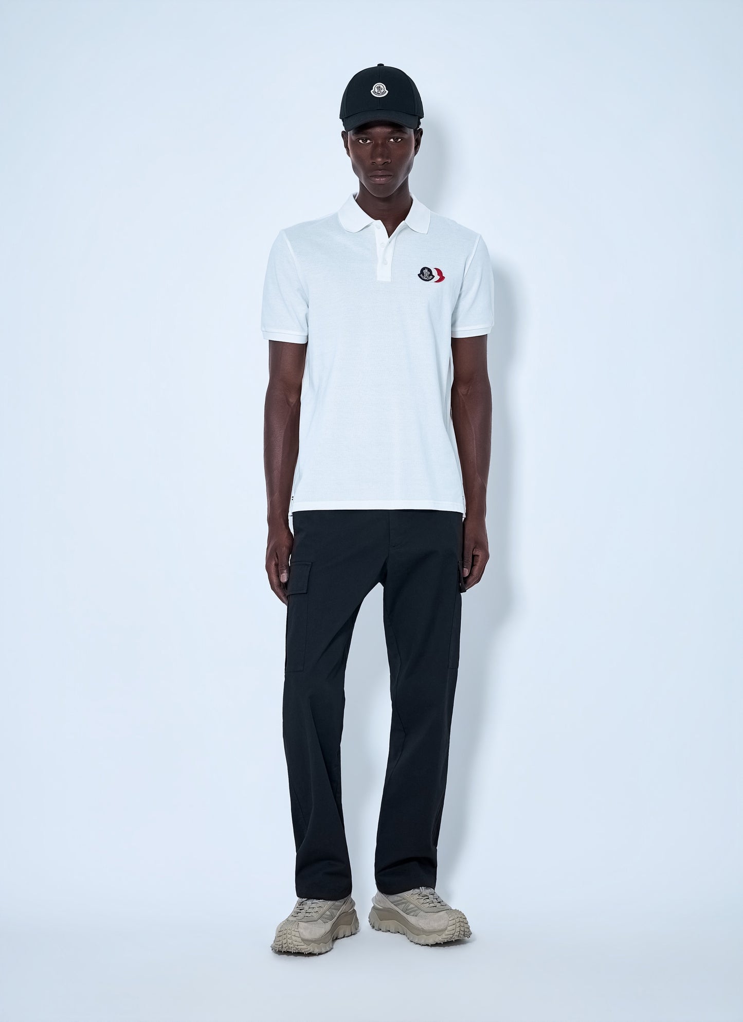 Moncler Men Piqué Polo Shirt With Logo Embroidery MONCLER