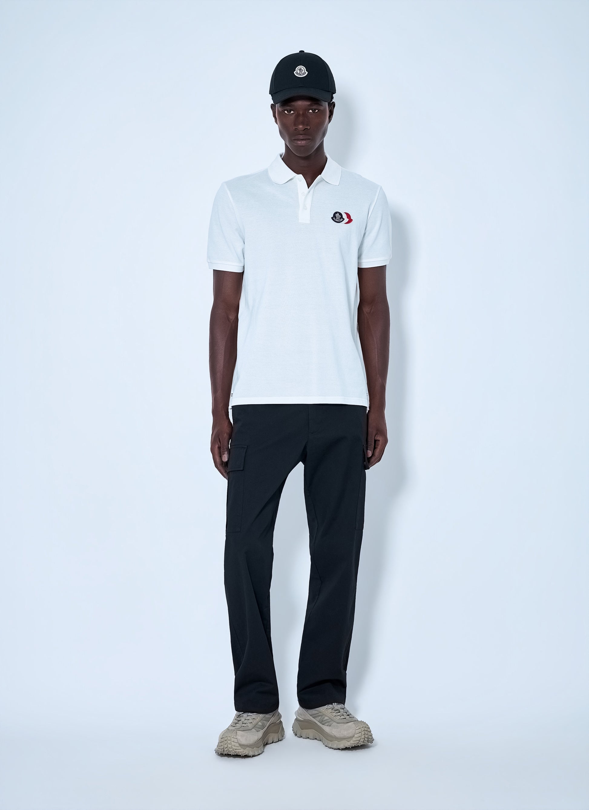 Moncler Men Piqué Polo Shirt With Logo Embroidery MONCLER