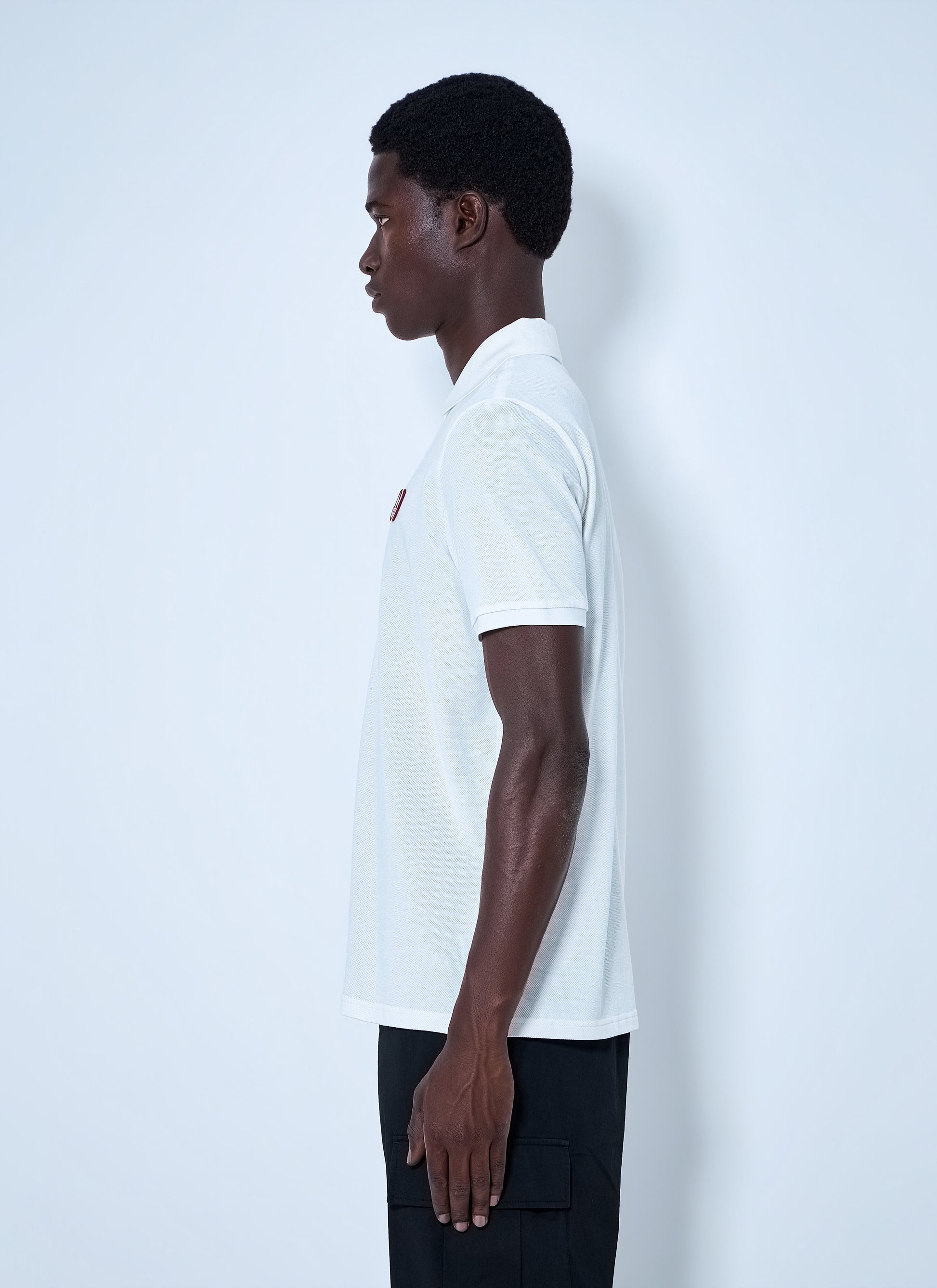 Moncler Men Piqué Polo Shirt With Logo Embroidery MONCLER