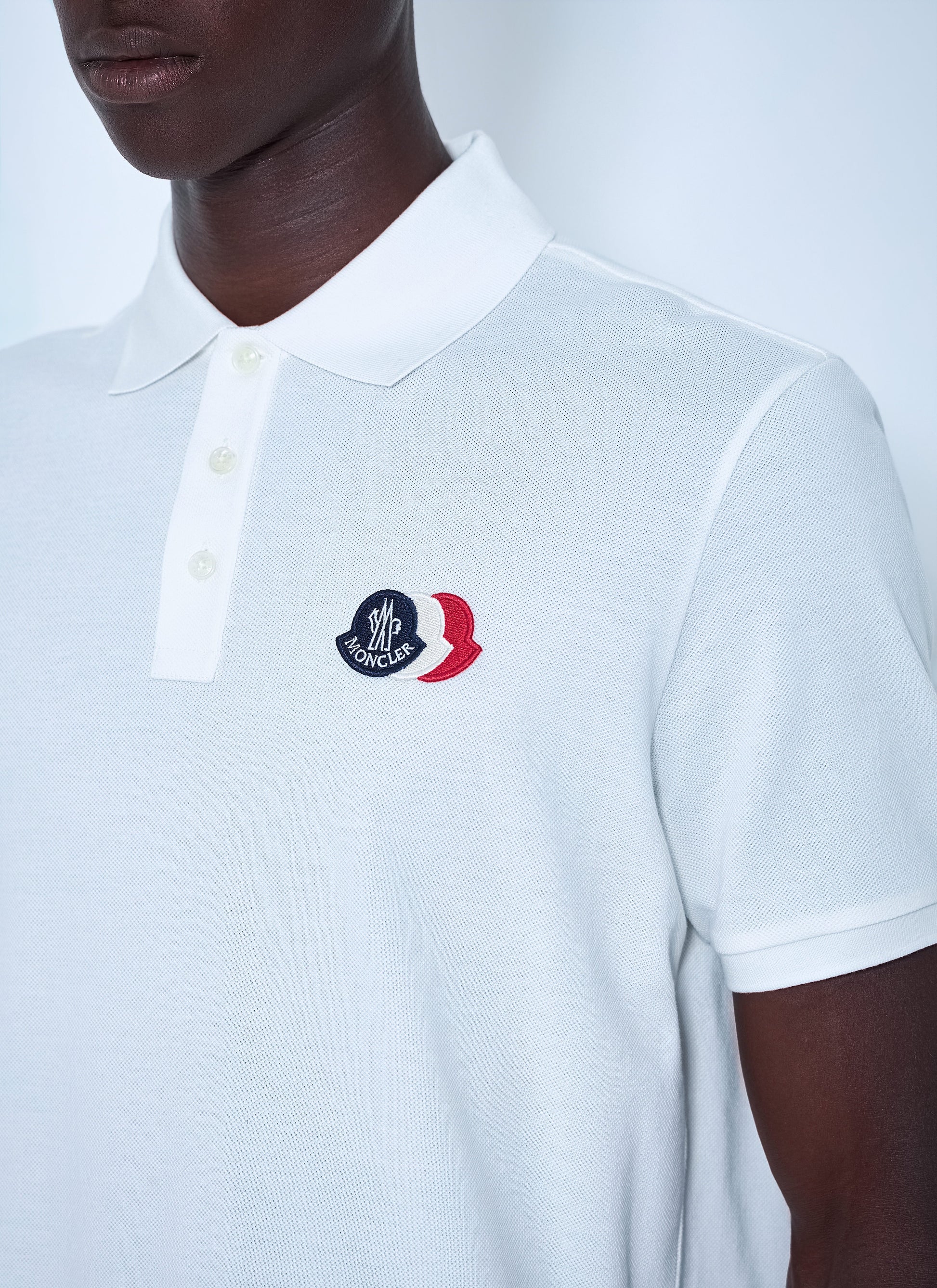 Moncler Men Piqué Polo Shirt With Logo Embroidery MONCLER