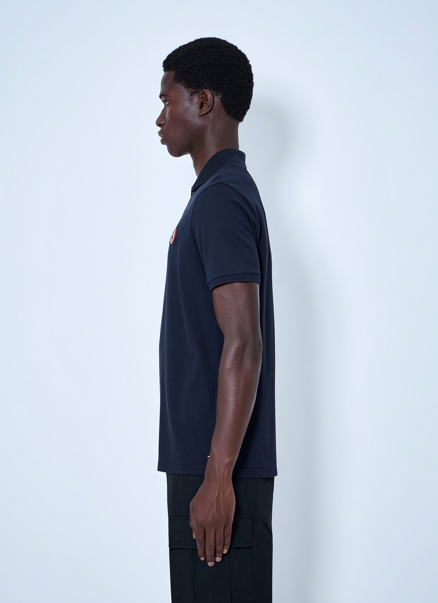 Moncler Men Polo Shirt With Embroidered Logo MONCLER