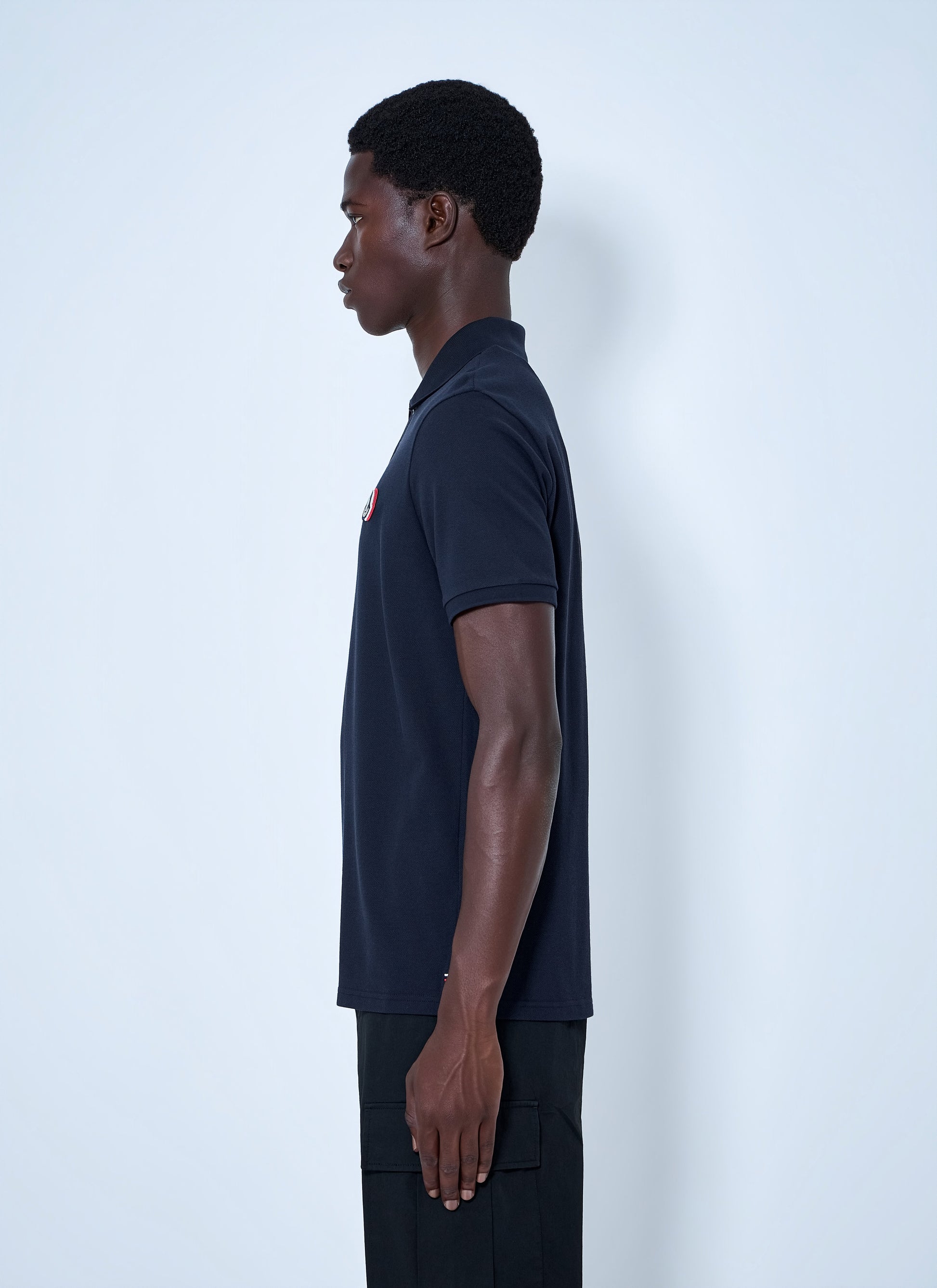 Moncler Men Polo Shirt With Embroidered Logo MONCLER