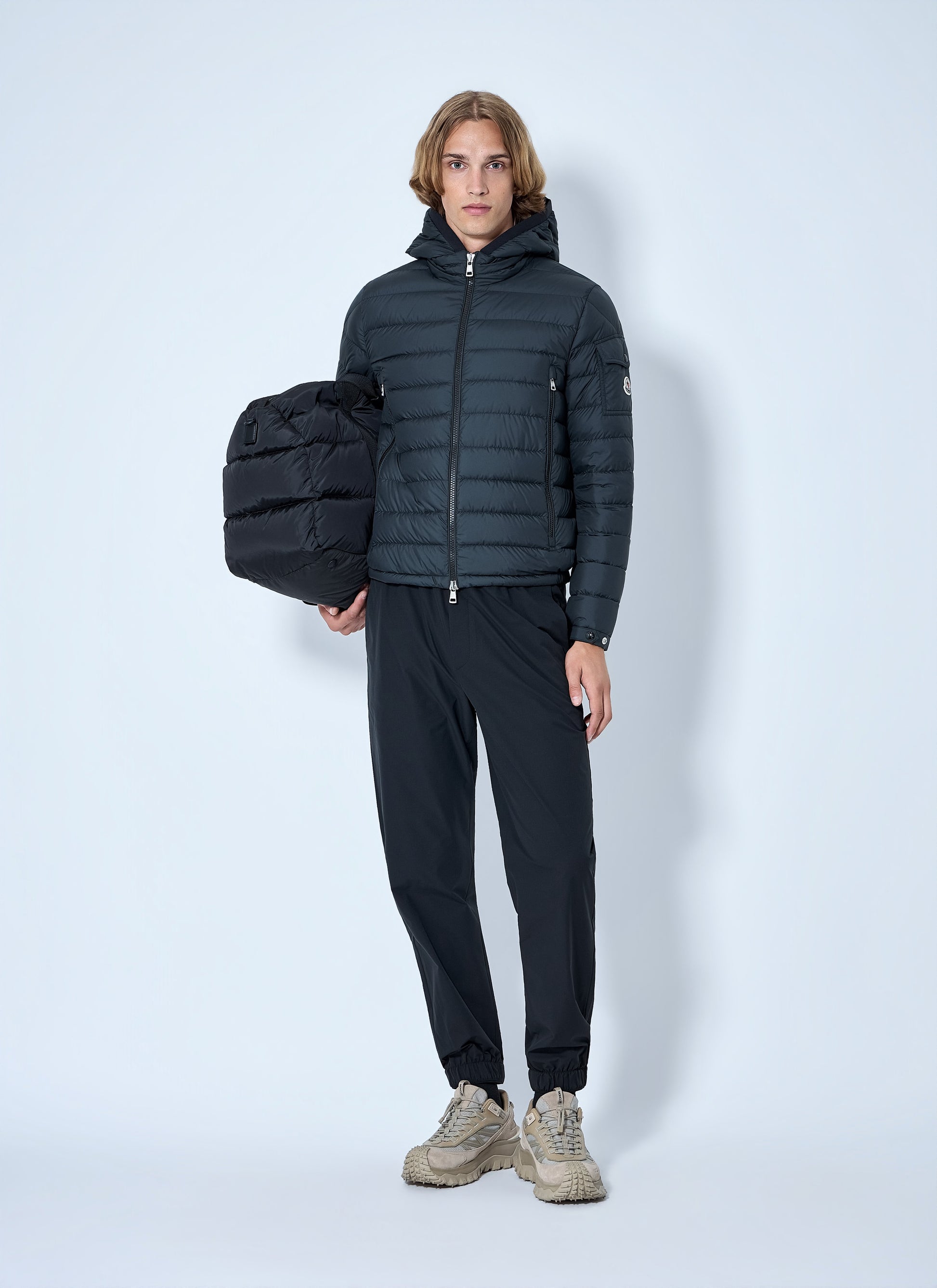Moncler Men Galion Hooded Short Down Jacket MONCLER