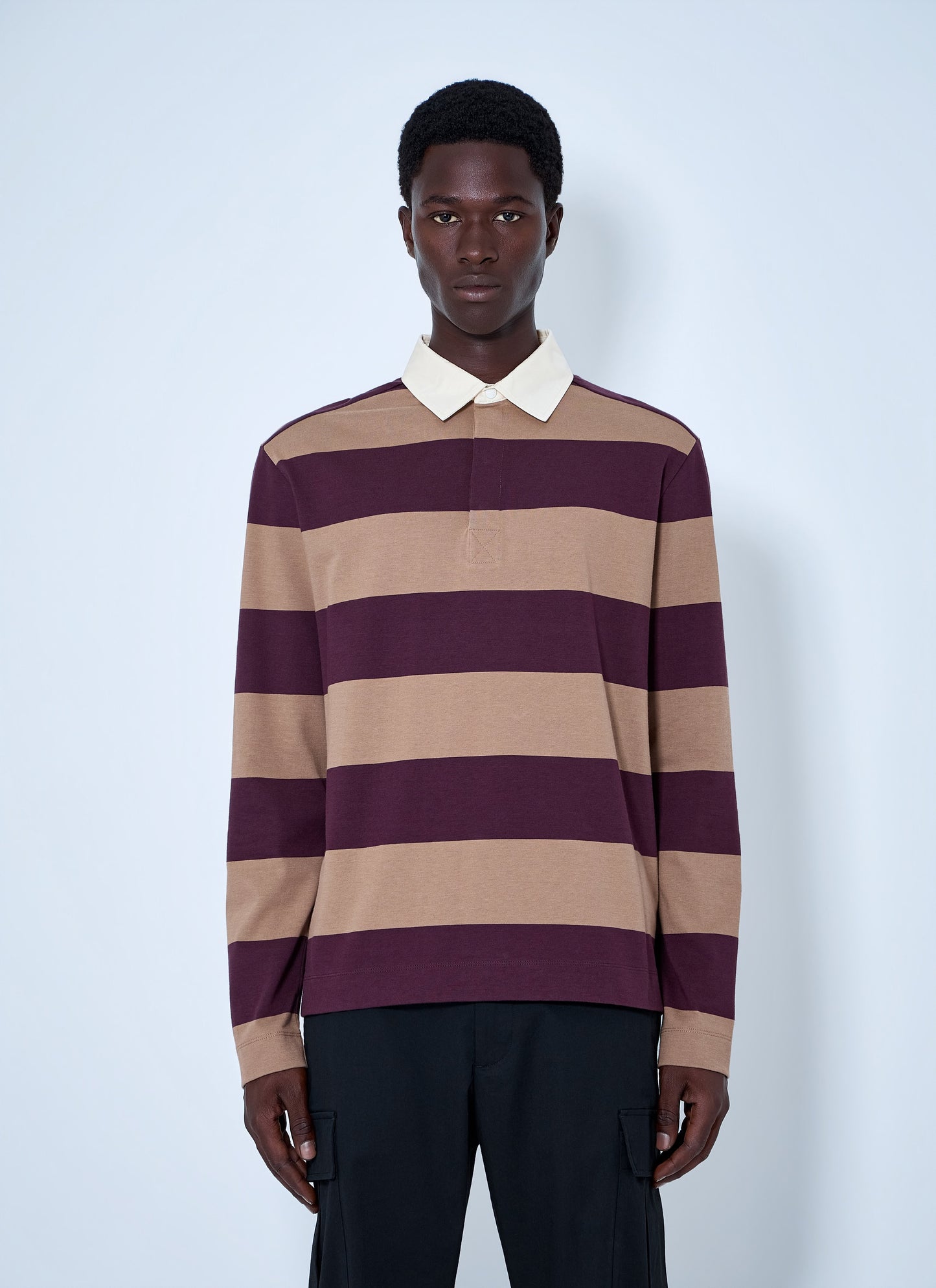 Moncler Men Striped Rugby Shirt MONCLER