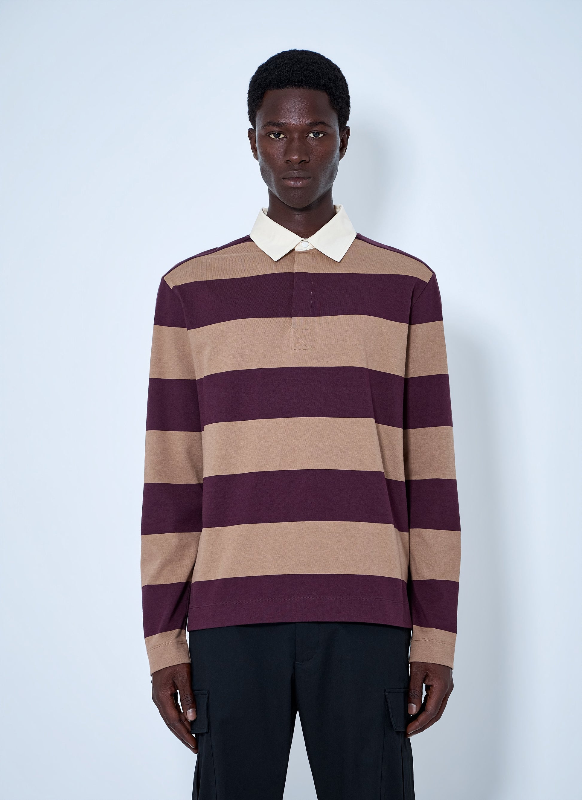 Moncler Men Striped Rugby Shirt MONCLER