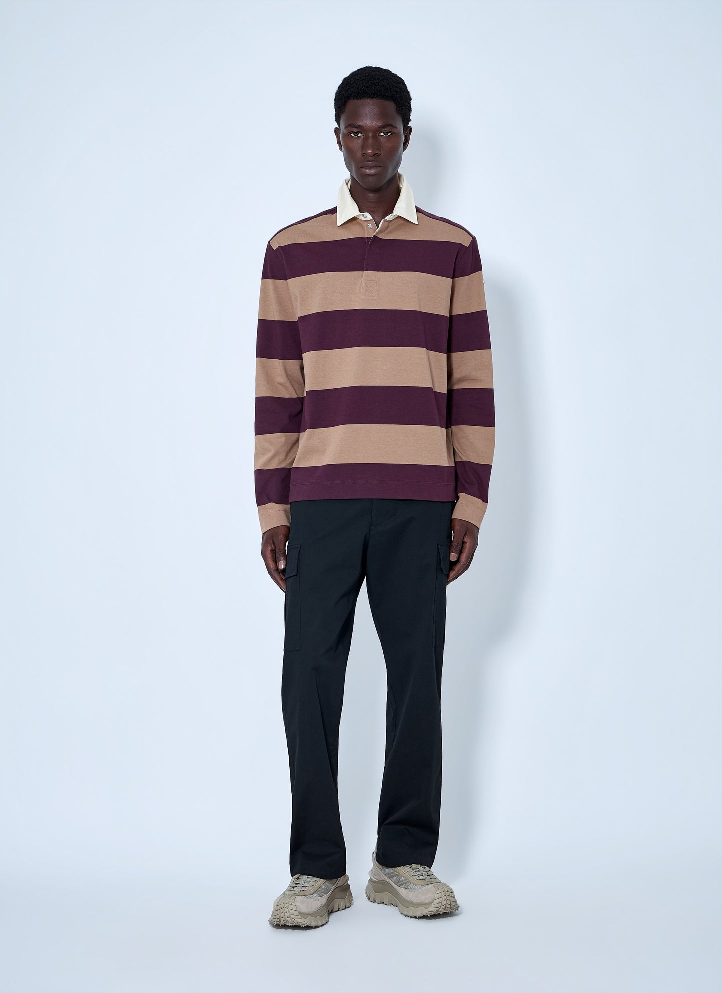 Moncler Men Striped Rugby Shirt MONCLER