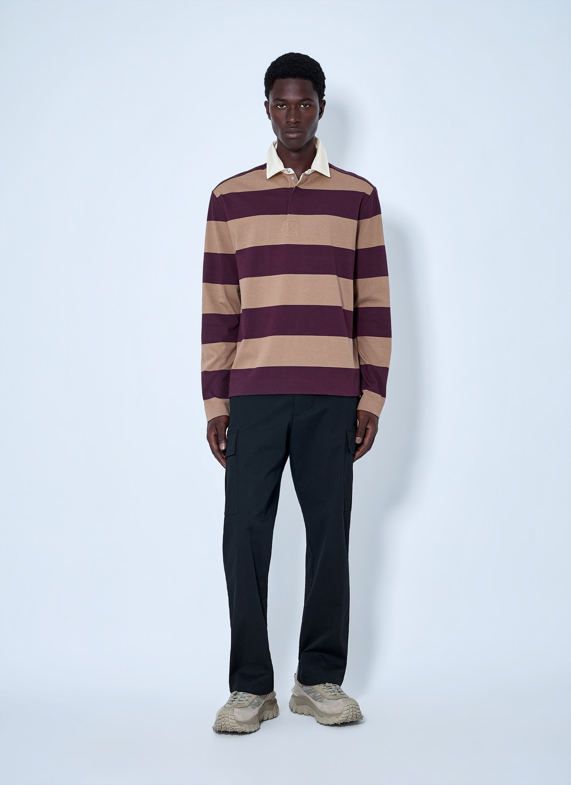 Moncler Men Striped Rugby Shirt MONCLER