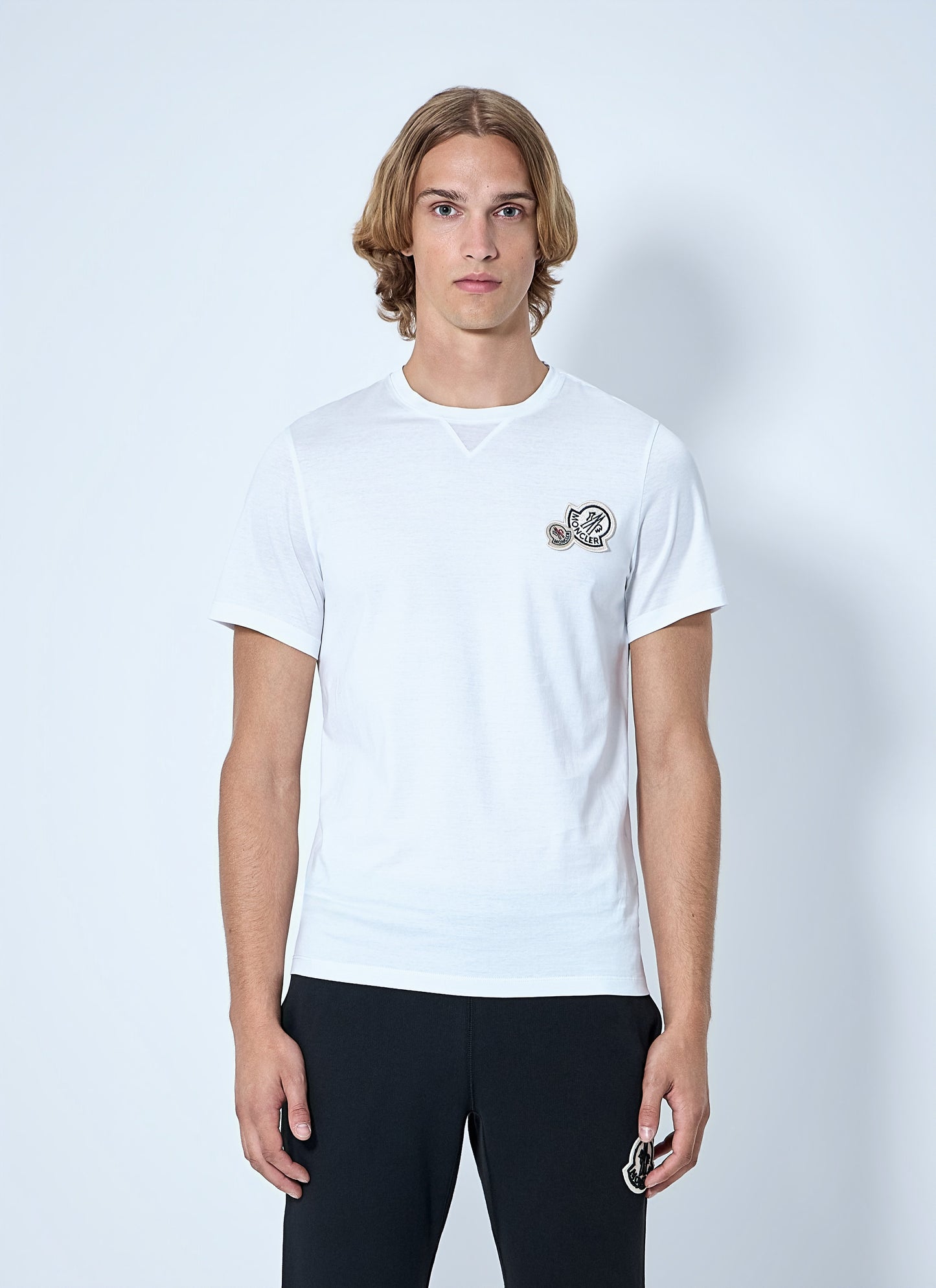 Moncler Men Logo Patch T-Shirt