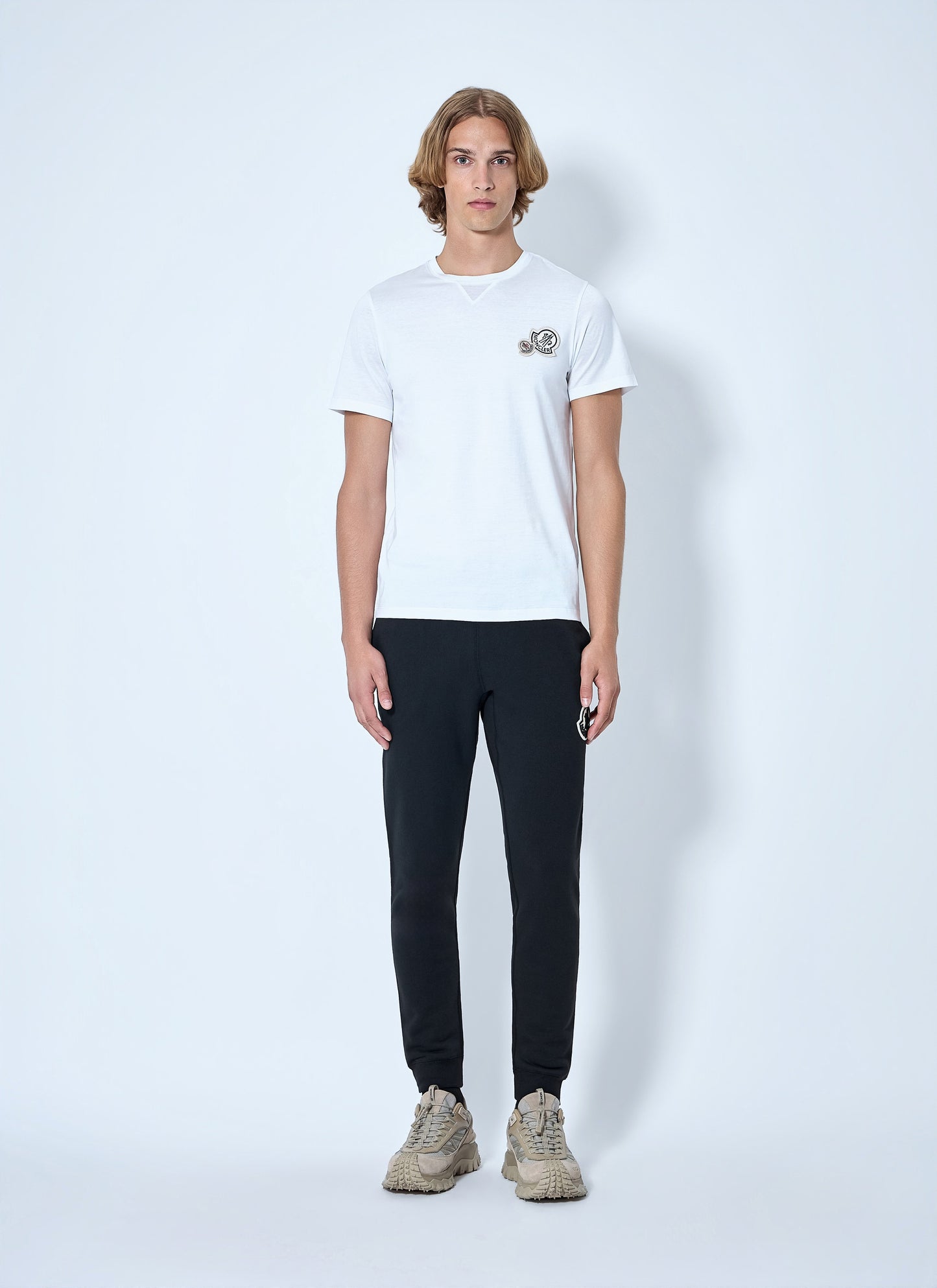 Moncler Men Logo Patch T-Shirt