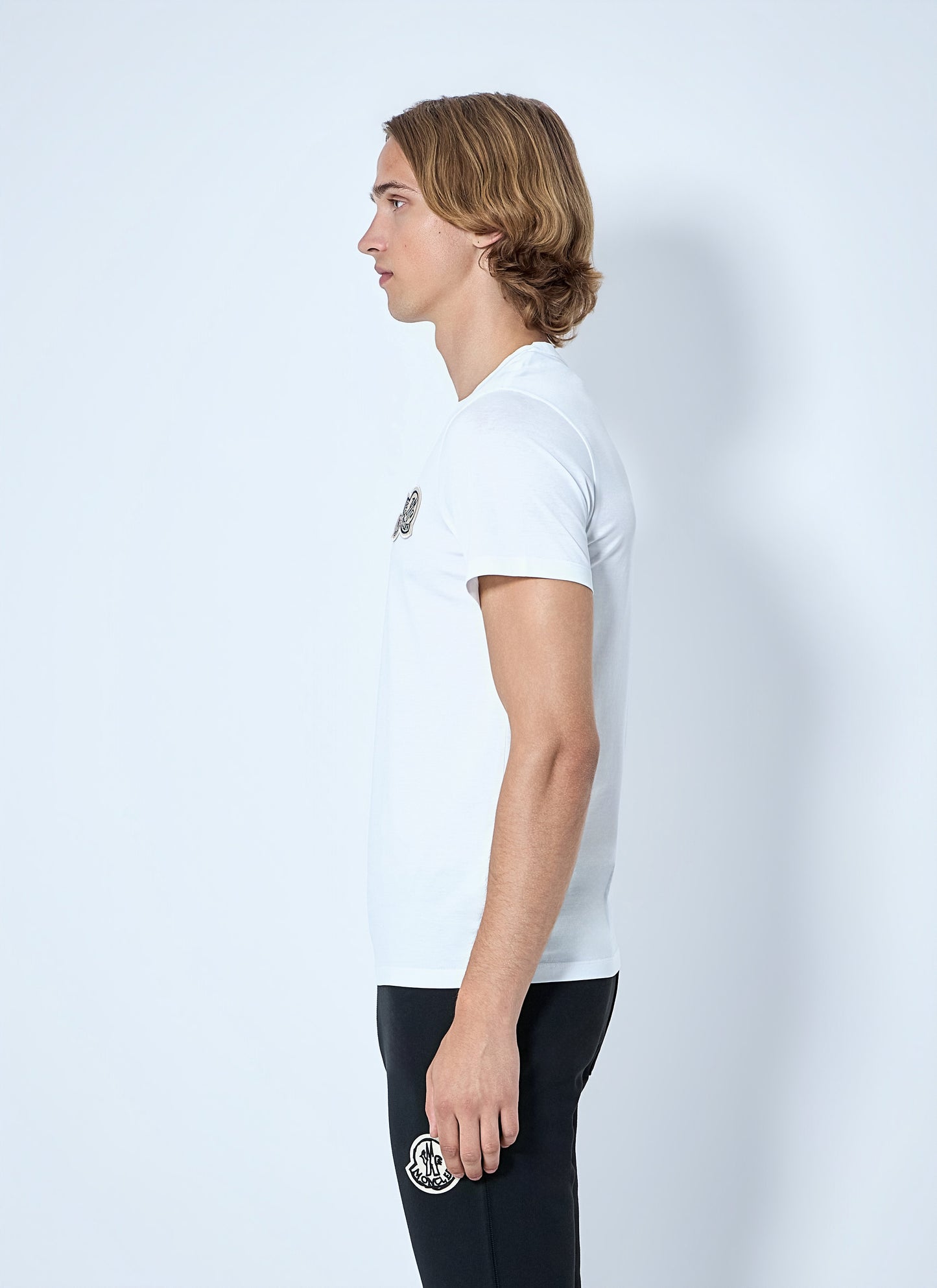 Moncler Men Logo Patch T-Shirt