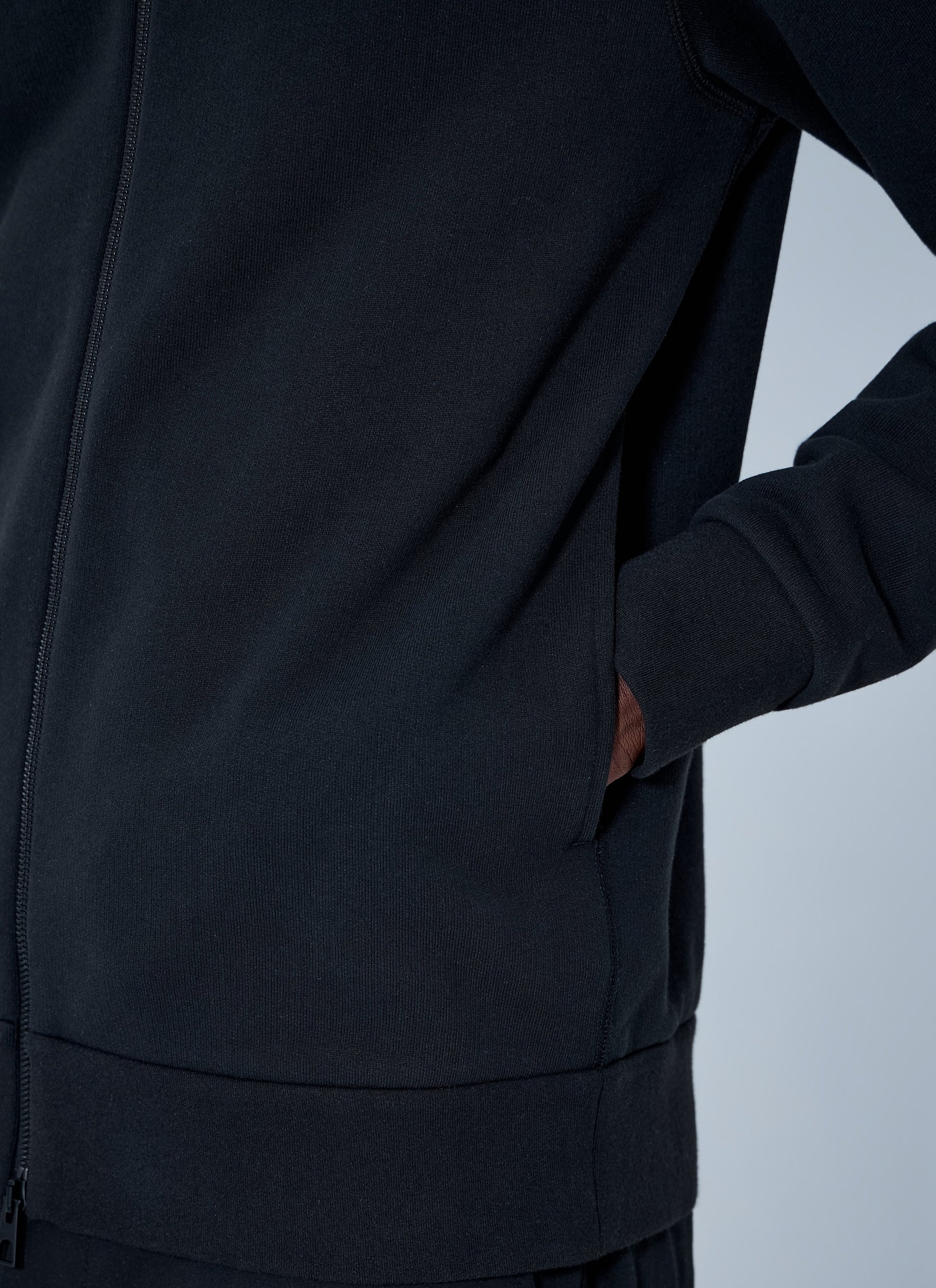 Moncler Men Zip Hoodie With Logo Patch MONCLER