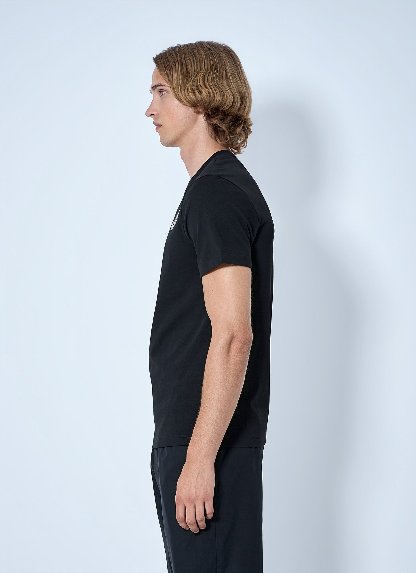 Moncler Men Logo Motif Cotton Jersey T-Shirt
