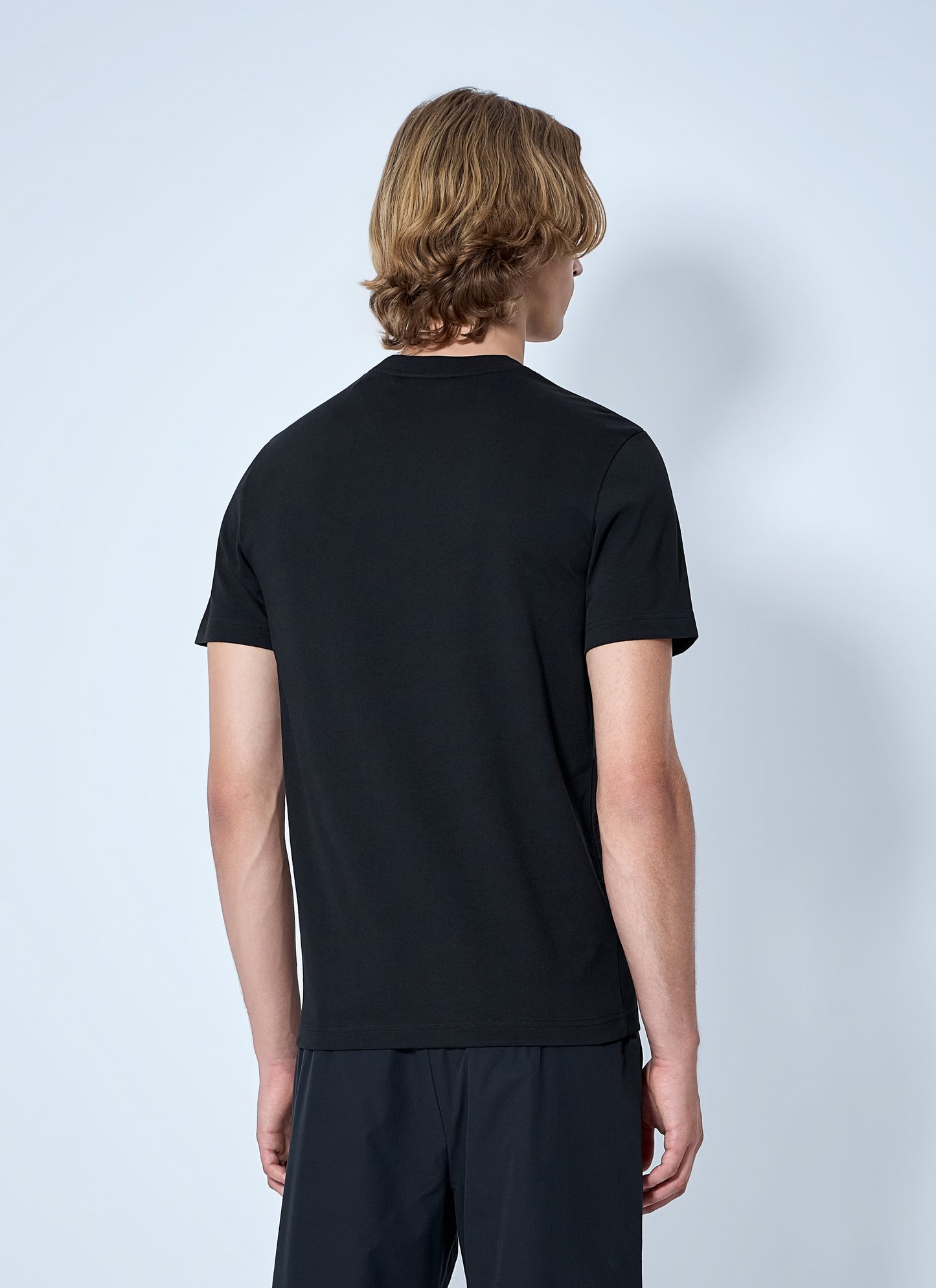 Moncler Men Logo Motif Cotton Jersey T-Shirt