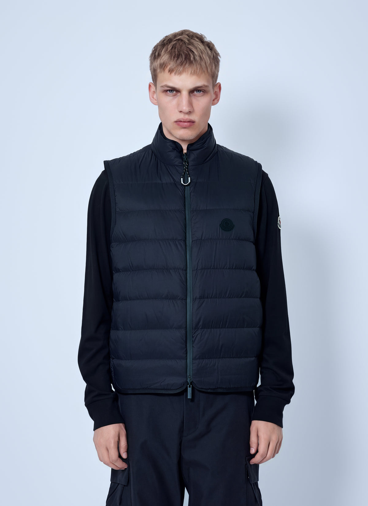 Moncler Men Teddy Fleece Reversible Down Gilet MONCLER