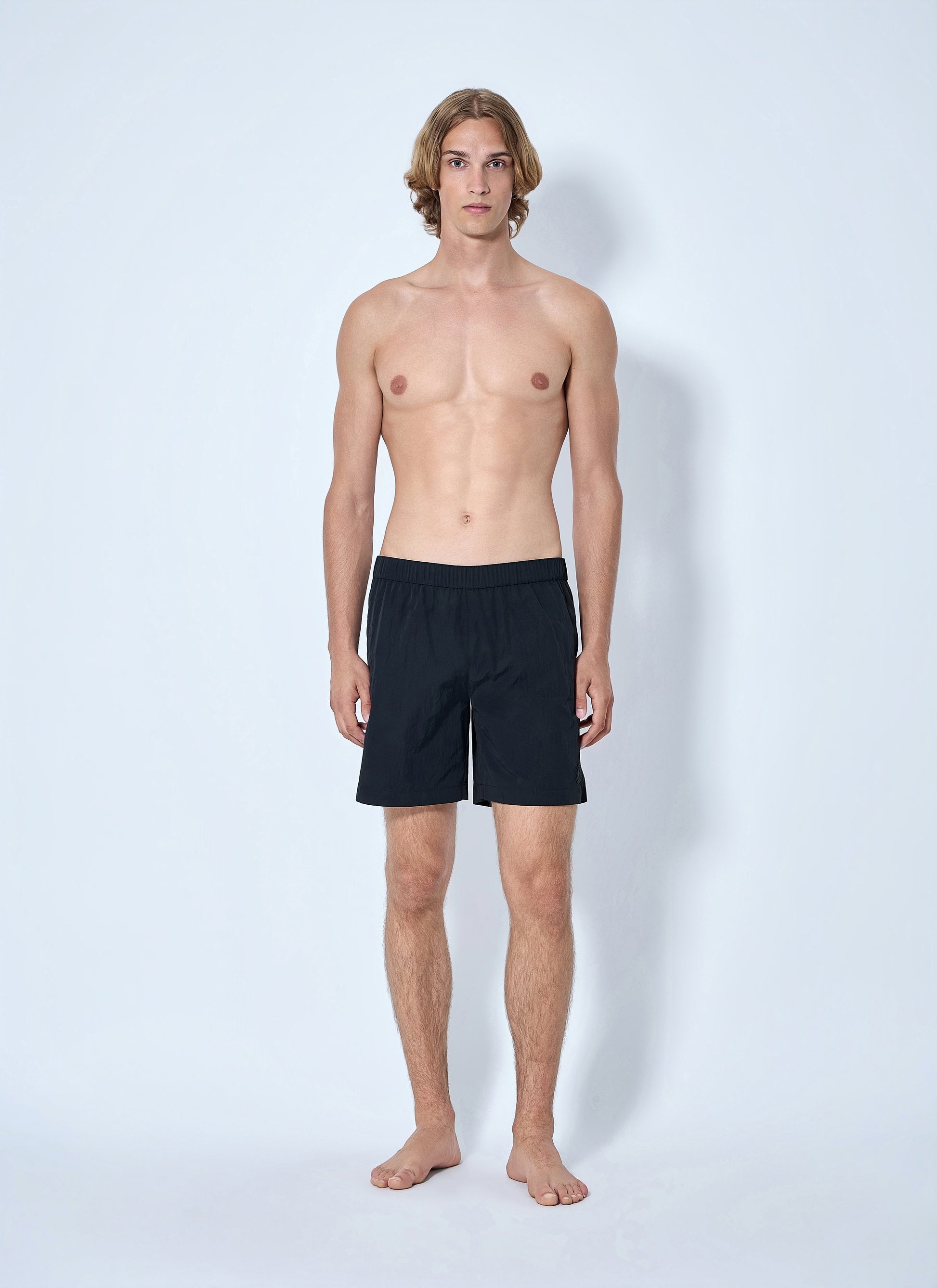Moncler Men Elasticated Waist Swim Shorts MONCLER