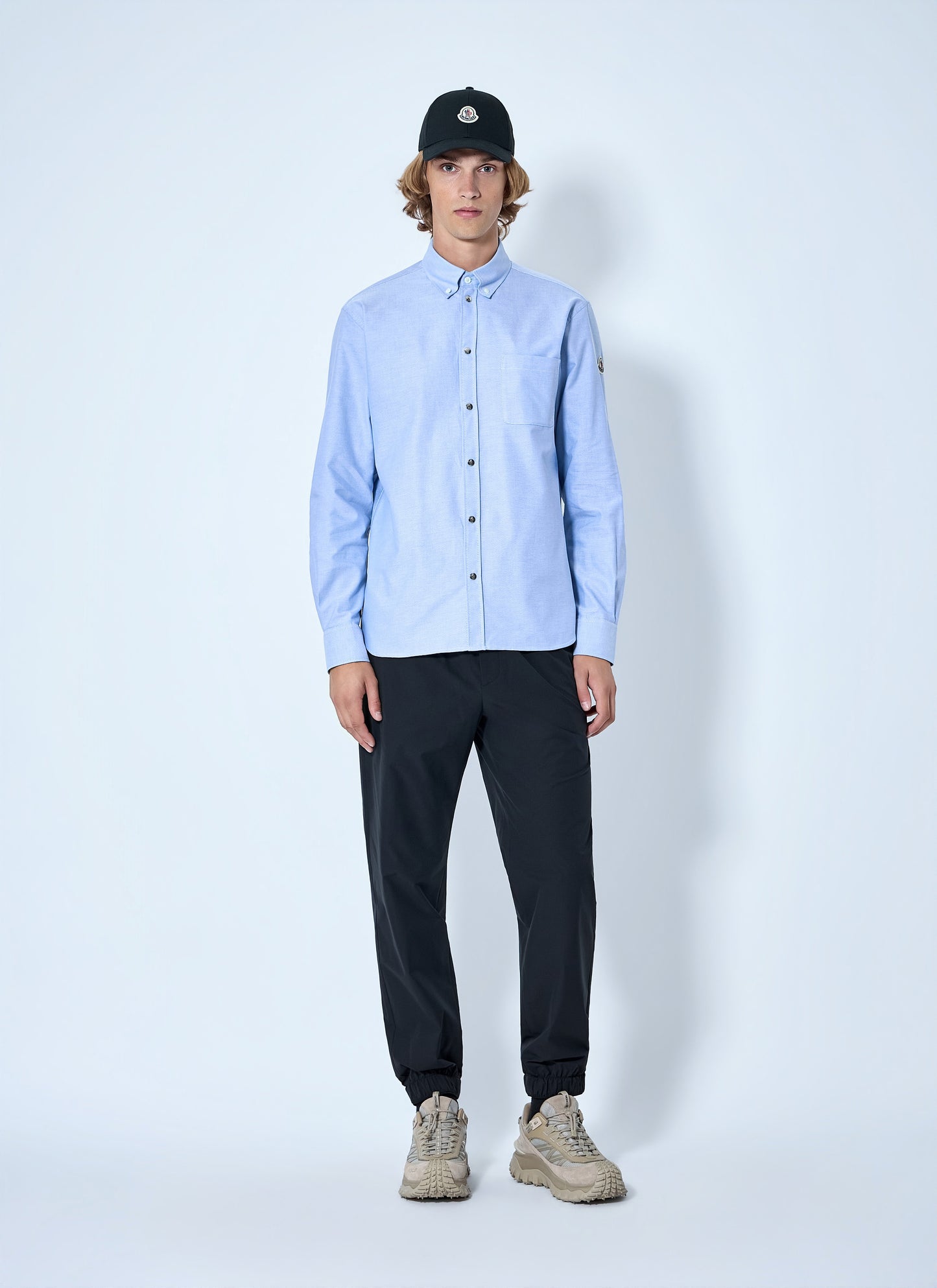 Moncler Men Button-Down Cotton Shirt MONCLER