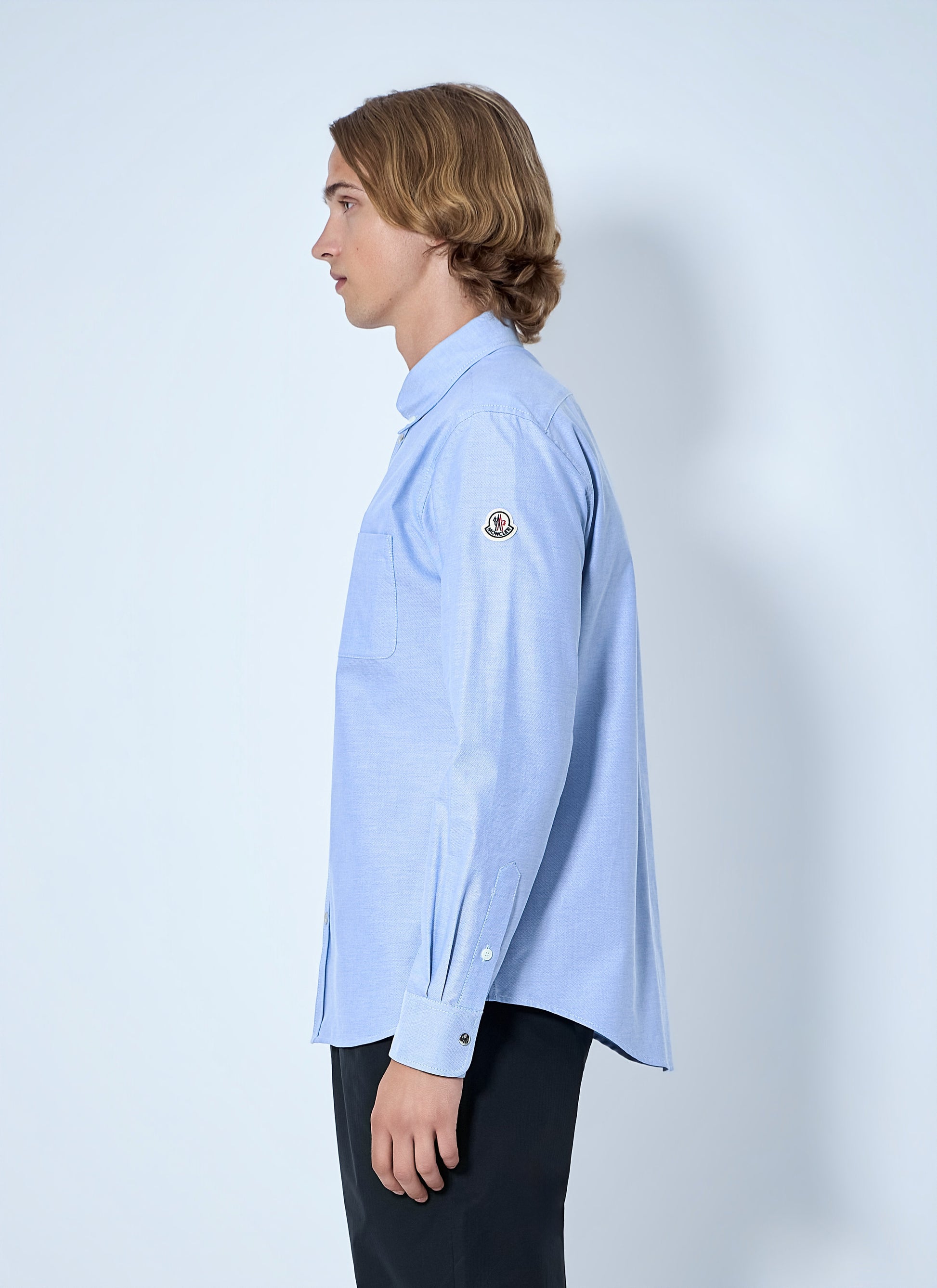 Moncler Men Button-Down Cotton Shirt MONCLER