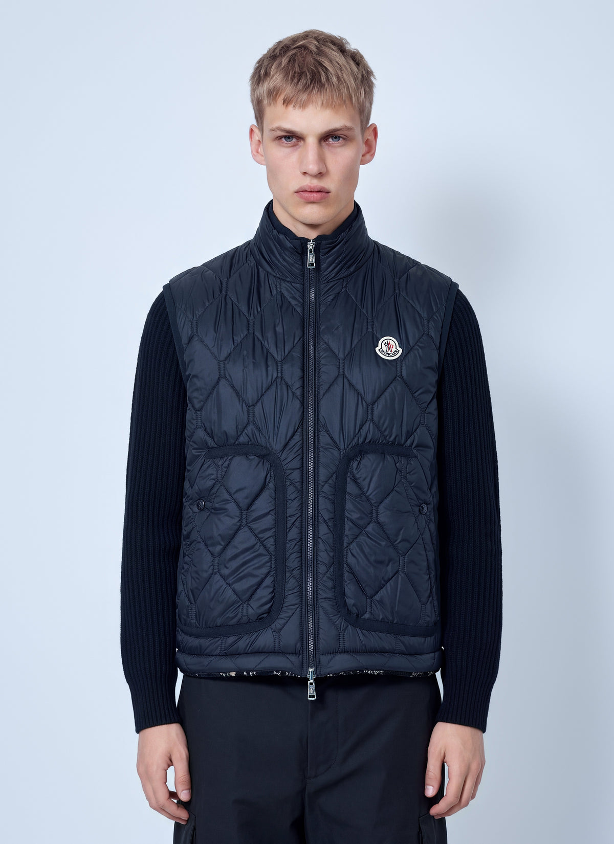 Moncler Men Reversible Paisley Print Padded Teddy Gilet MONCLER