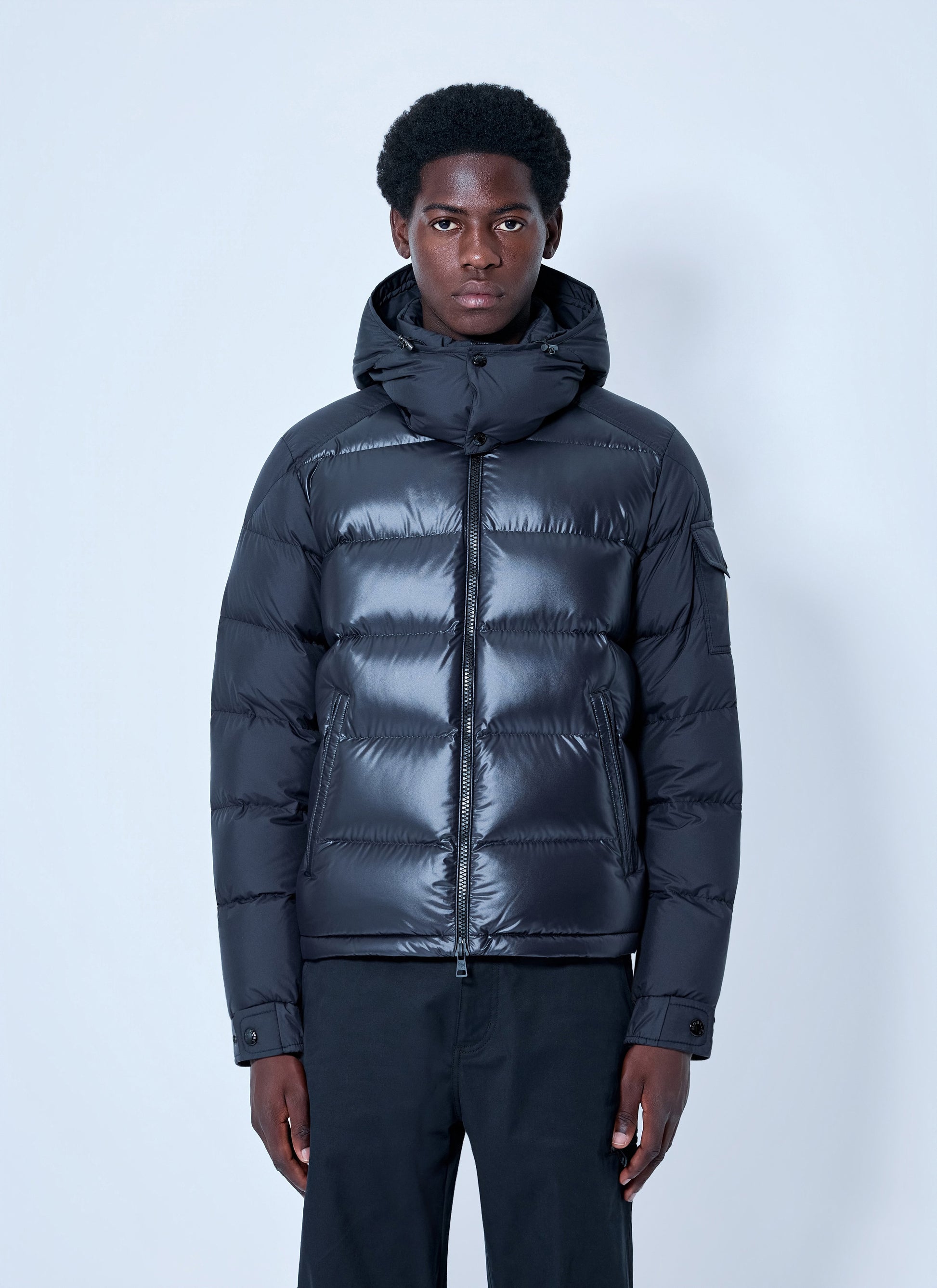 Moncler Men Maya Hooded Short Down Jacket MONCLER
