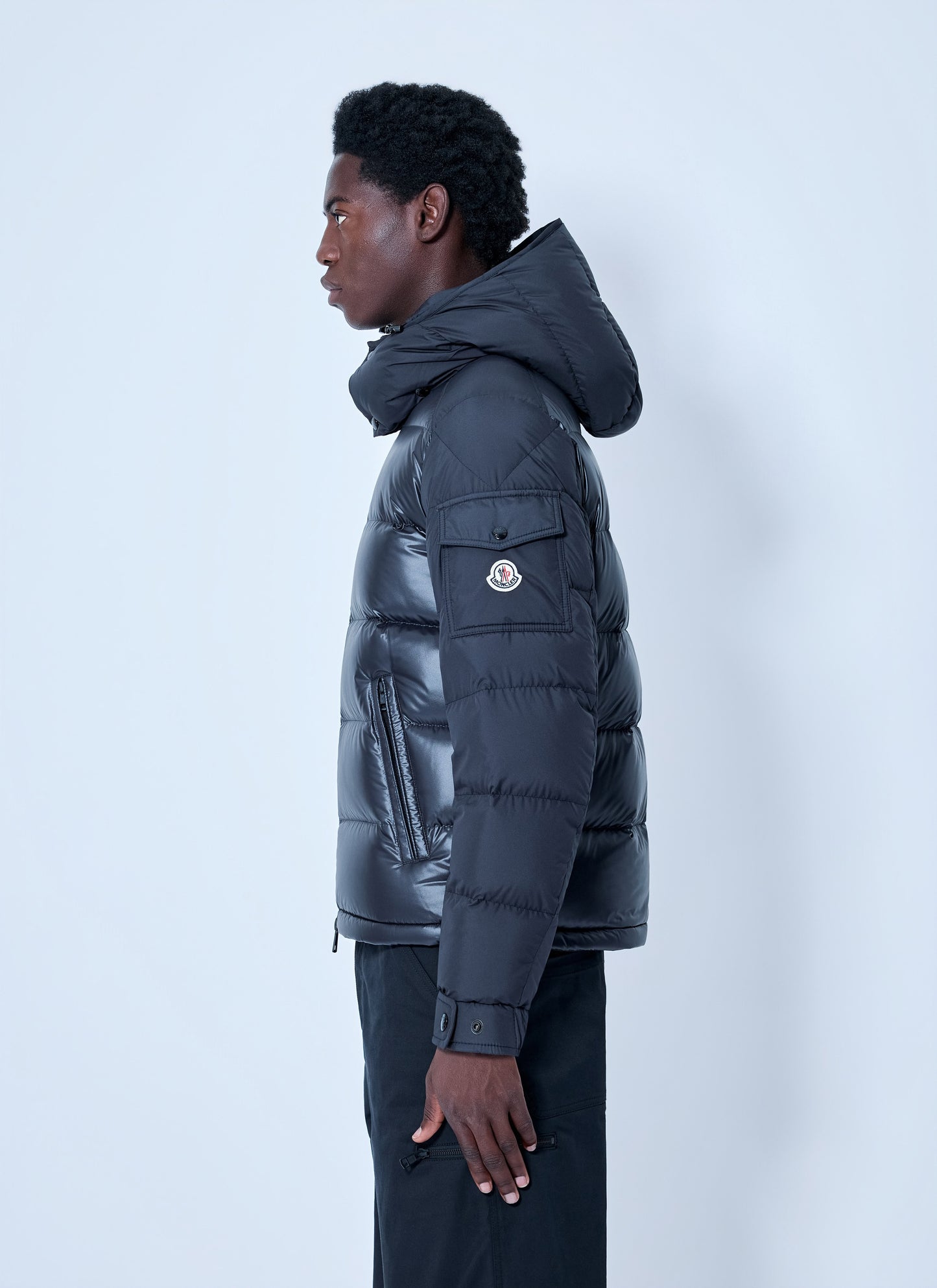 Moncler Men Maya Hooded Short Down Jacket MONCLER