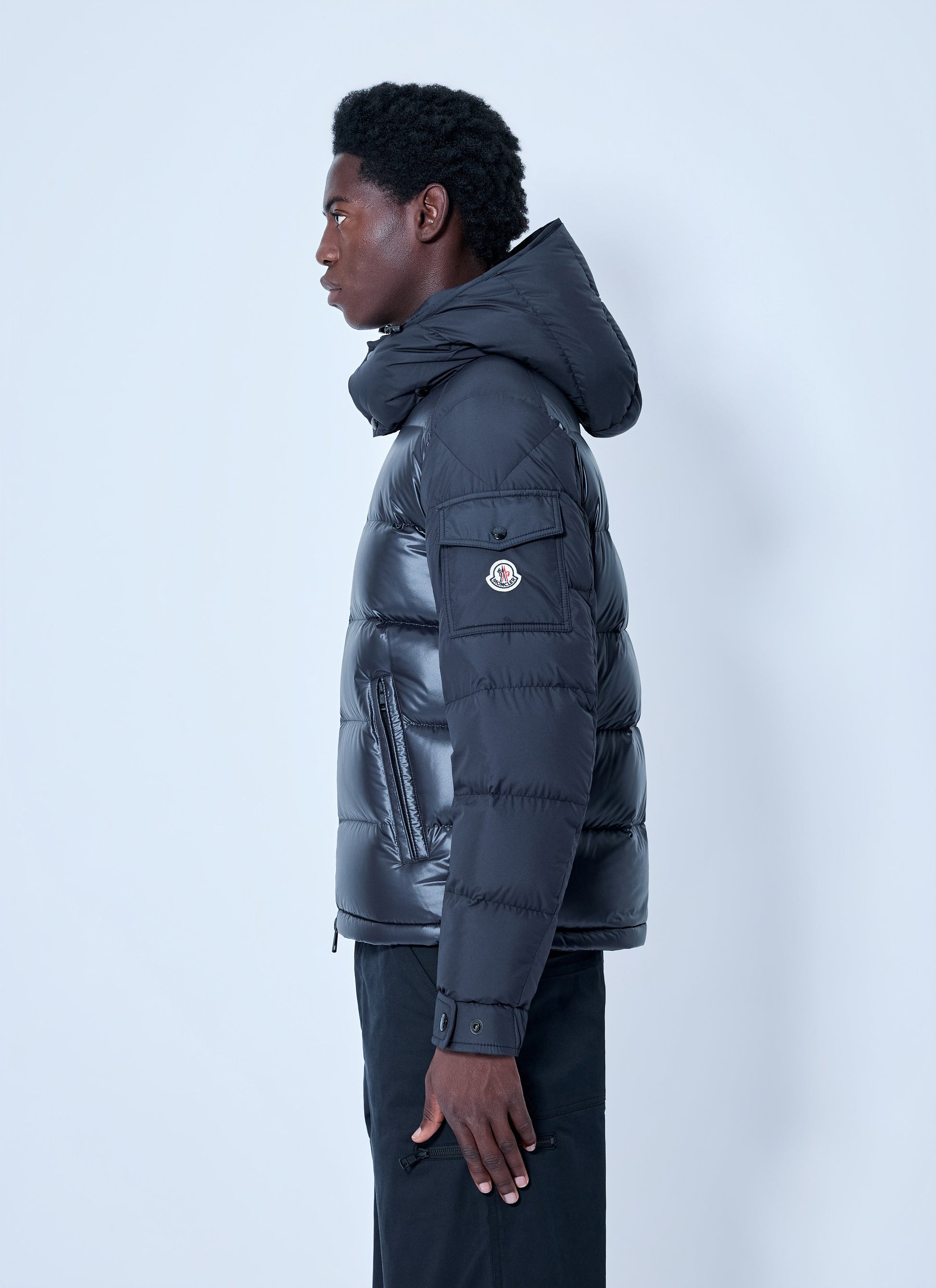 Moncler Men Maya Hooded Short Down Jacket MONCLER
