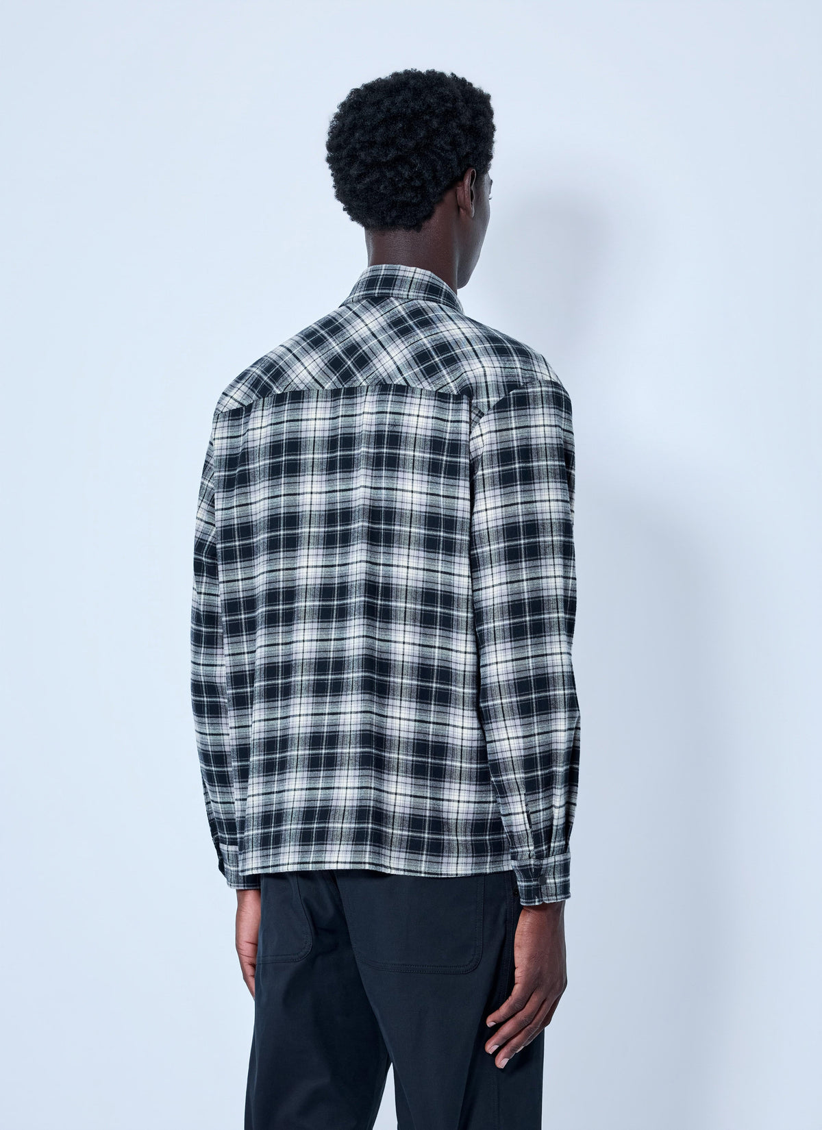 Moncler Men Check Patterned Cotton Shirt MONCLER