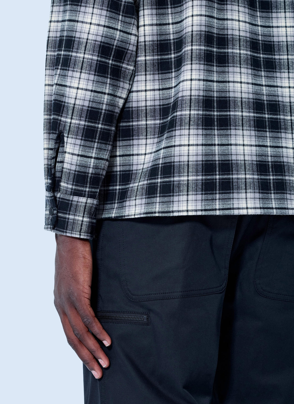 Moncler Men Check Patterned Cotton Shirt MONCLER